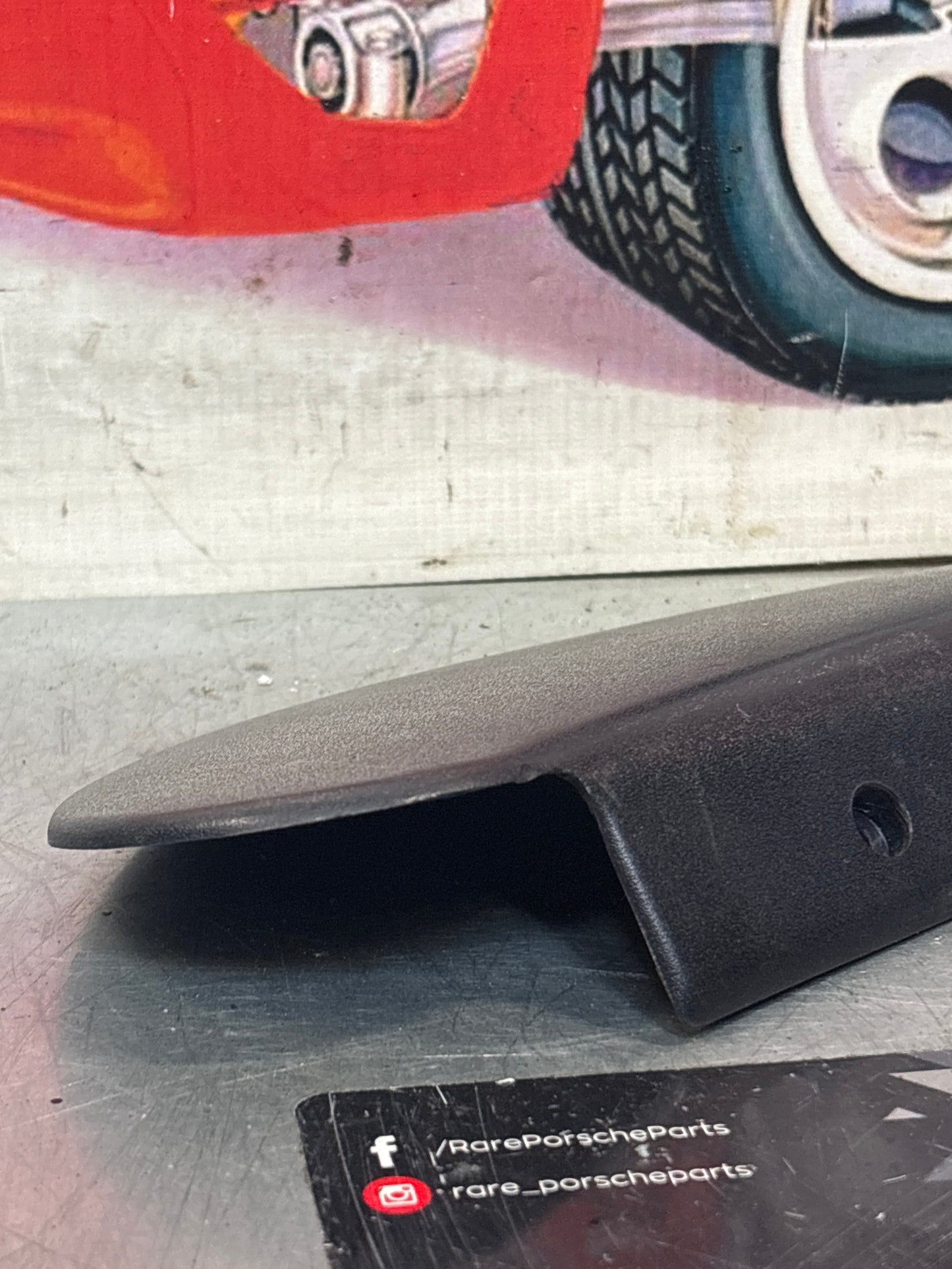 Porsche 928 seat hinge cover Marine Blue used 92852114702