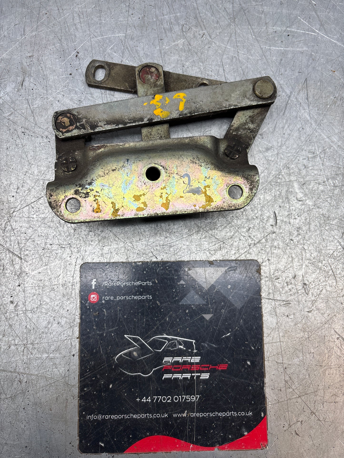Porsche 928 left hand side bonnet hinge, used 92851104104