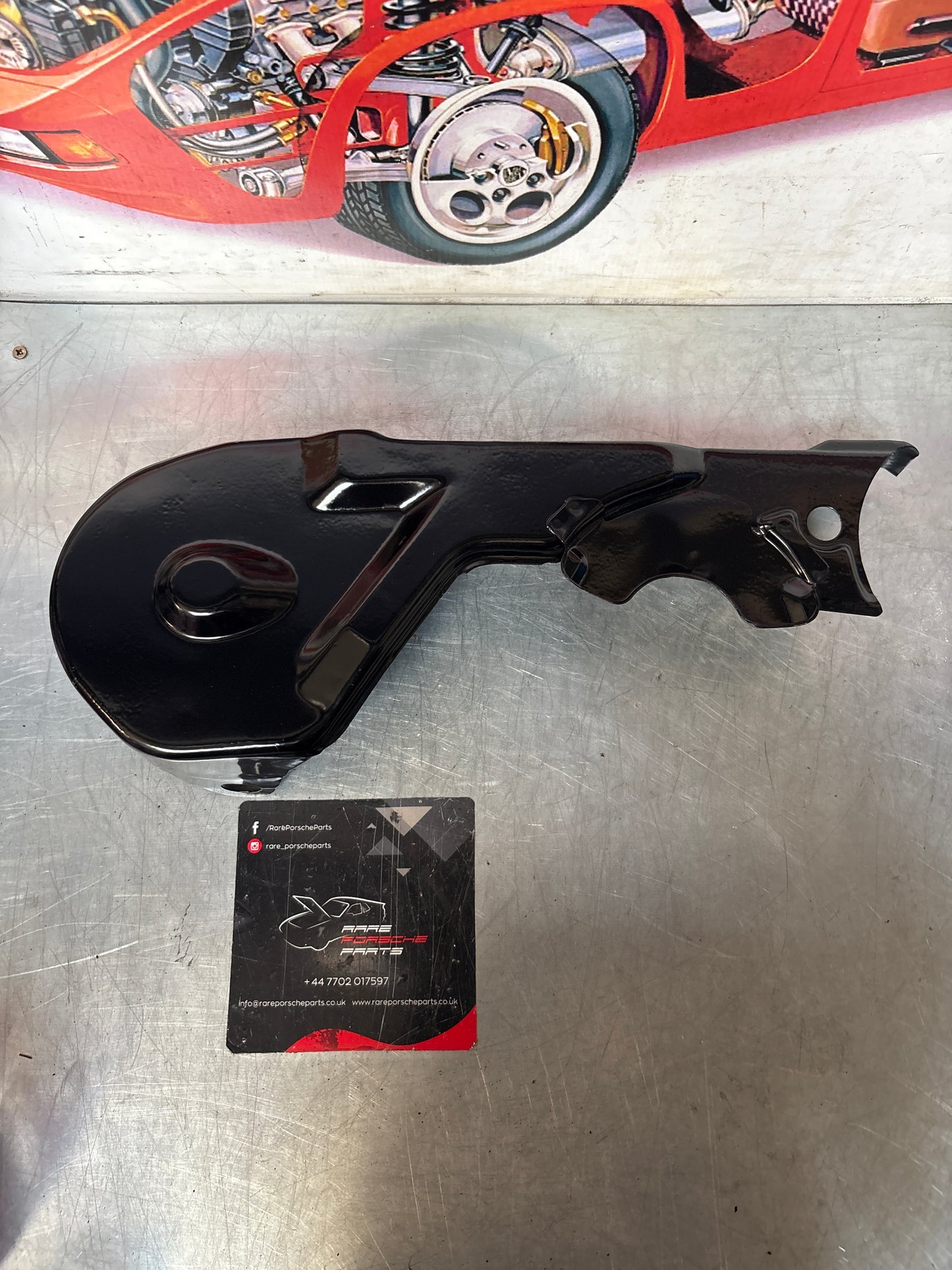 Porsche 924 Turbo/GT timingbelt Cover 9311050510, refurbished