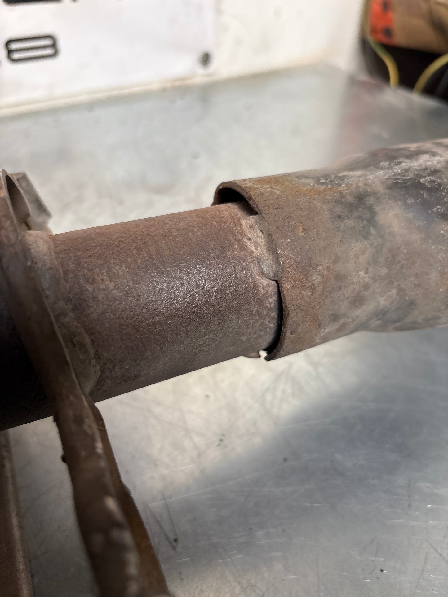 Porsche 924S / 944 2.5 N/A Bischoff exhaust system rear muffler, used 94411108301