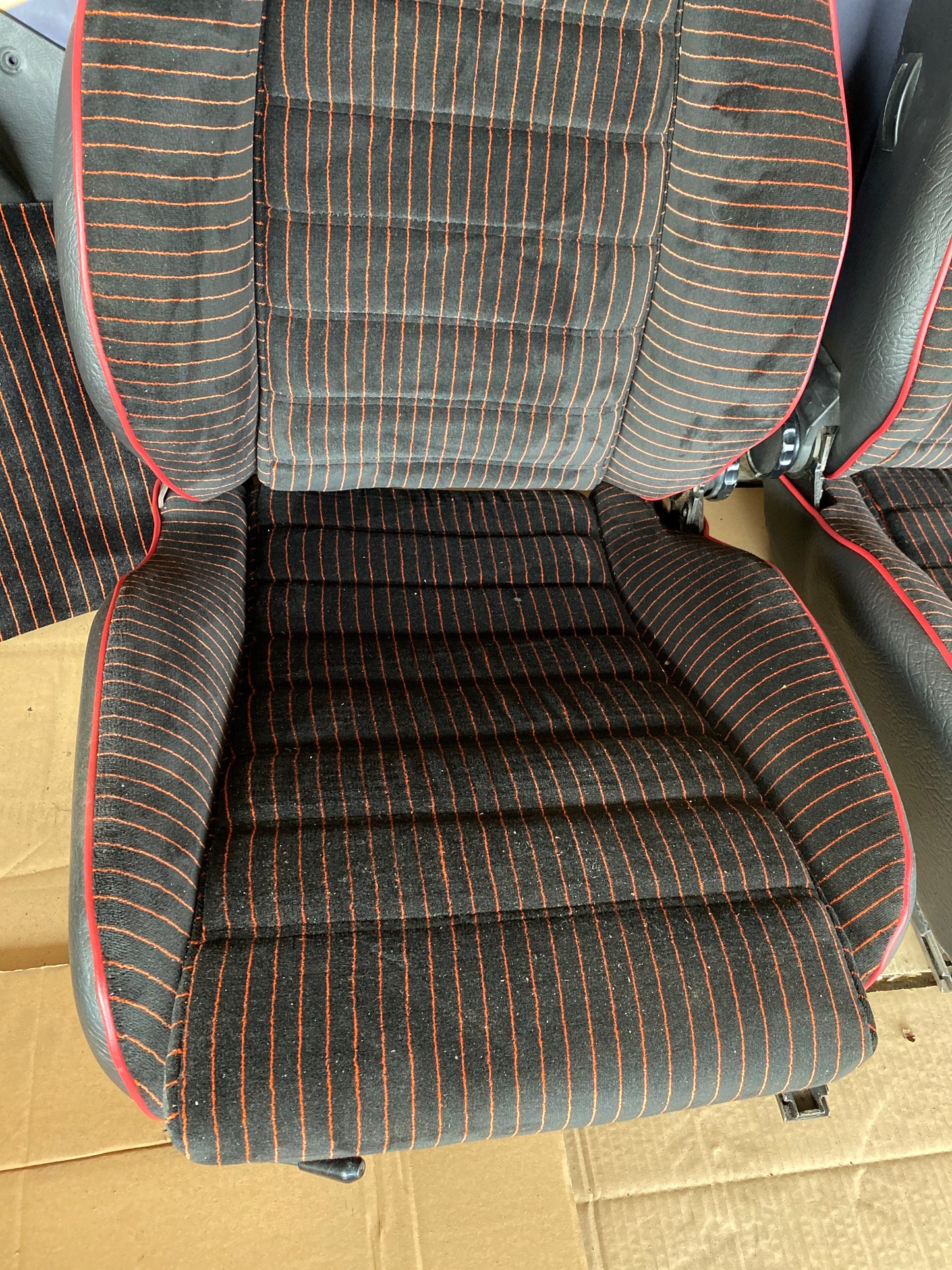 Porsche 924 Carrera GT Seat set with door cards, refurbished