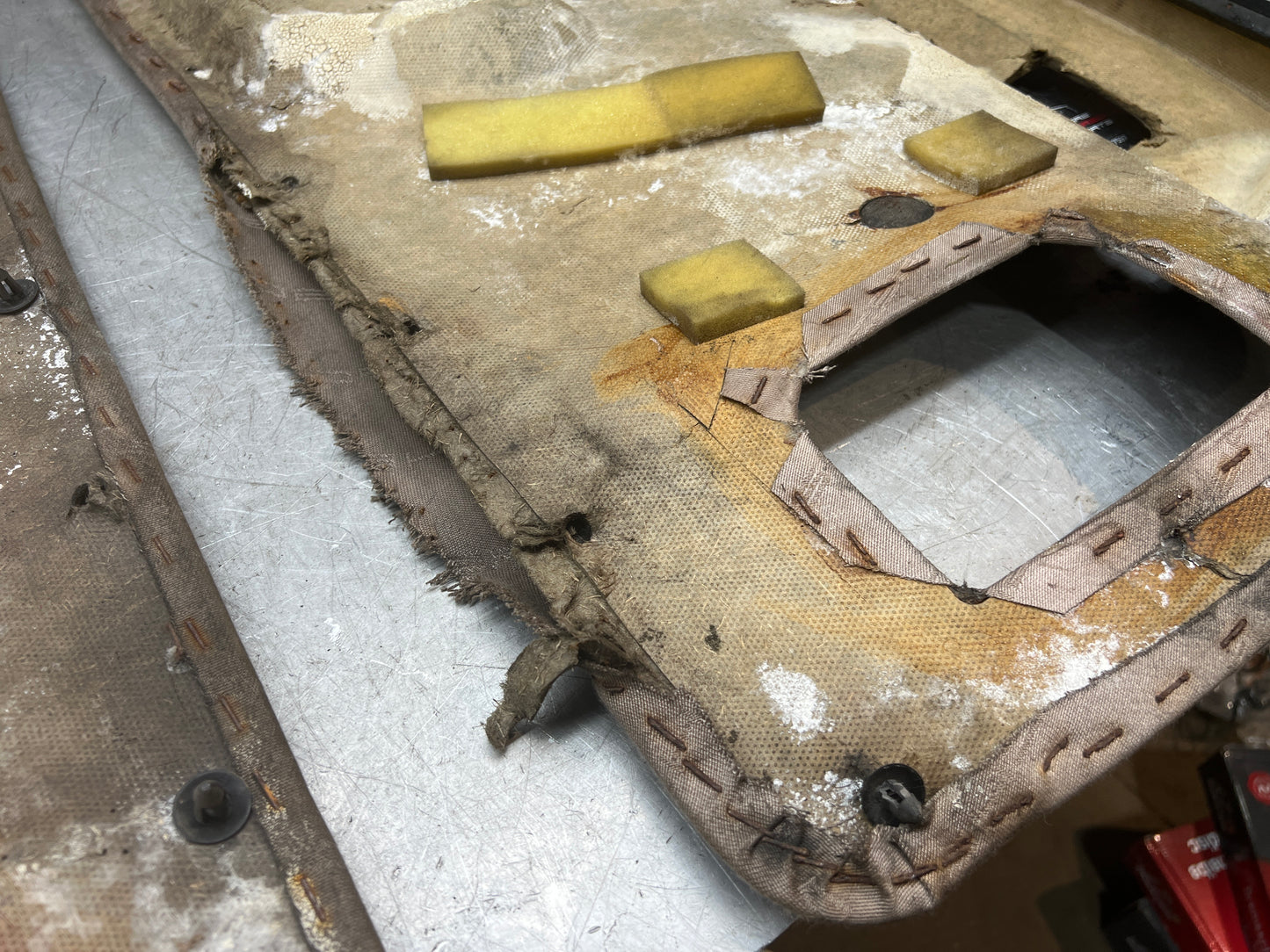 Porsche 924 944 -85.5 pair of Used RHD Porsche scripted door cards, 478867011 / 478867012 used spares or repairs