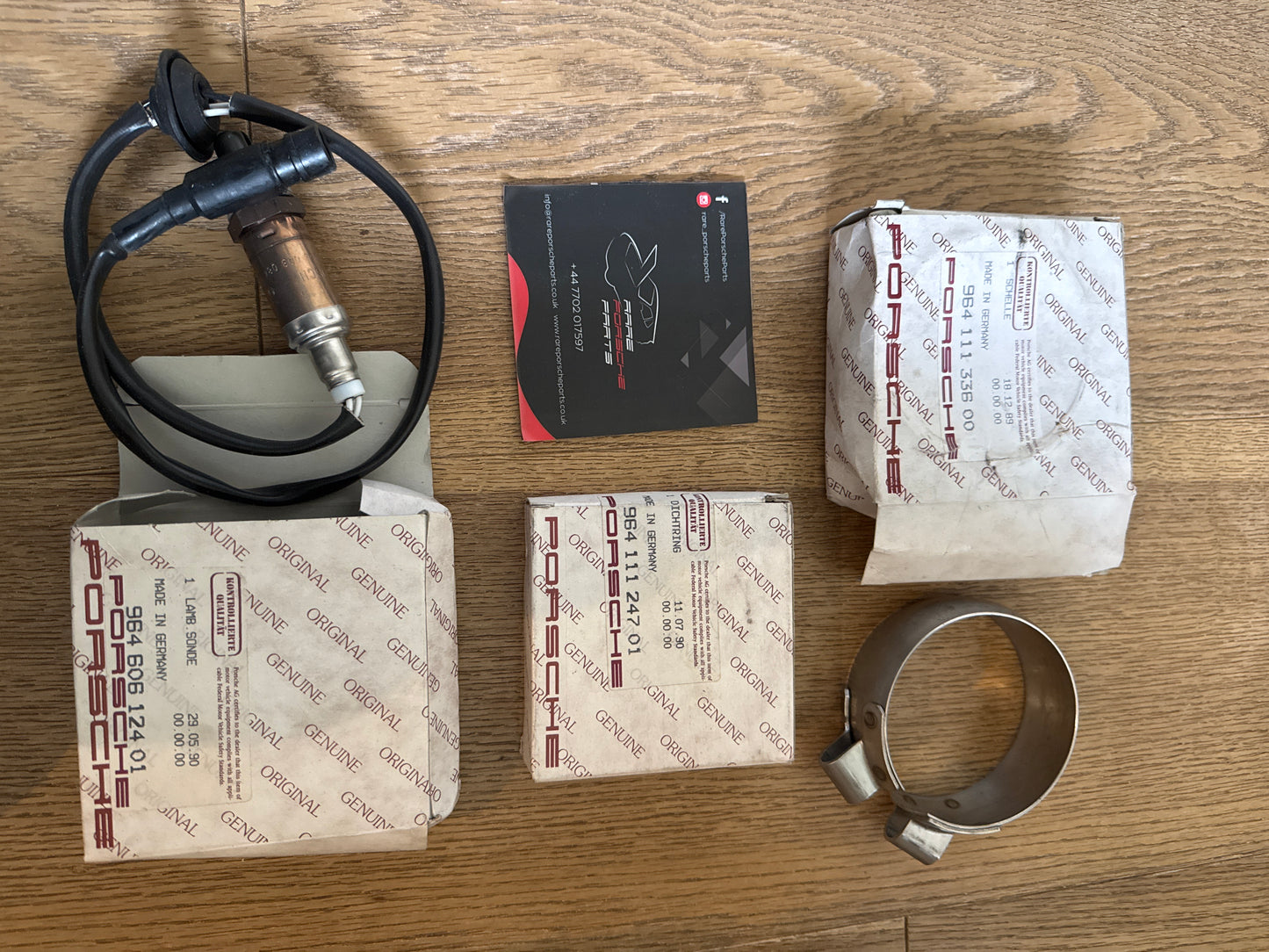 Porsche 964 Genuine Catalytic converter 96411321306 96411133600 96411124701 96460612401 NEW NOS