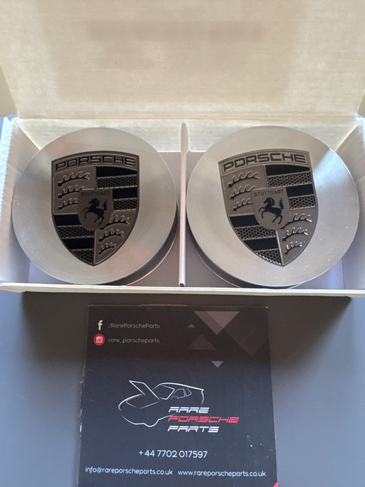 Porsche wheel centre cap set, genuine, 9Y0601149M New