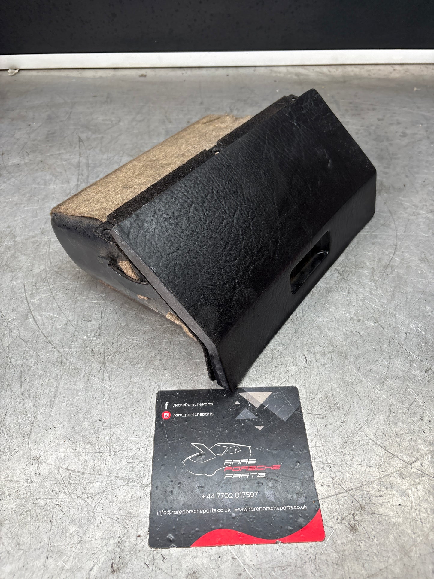 Porsche 924 glovebox with black door, used 477857095A