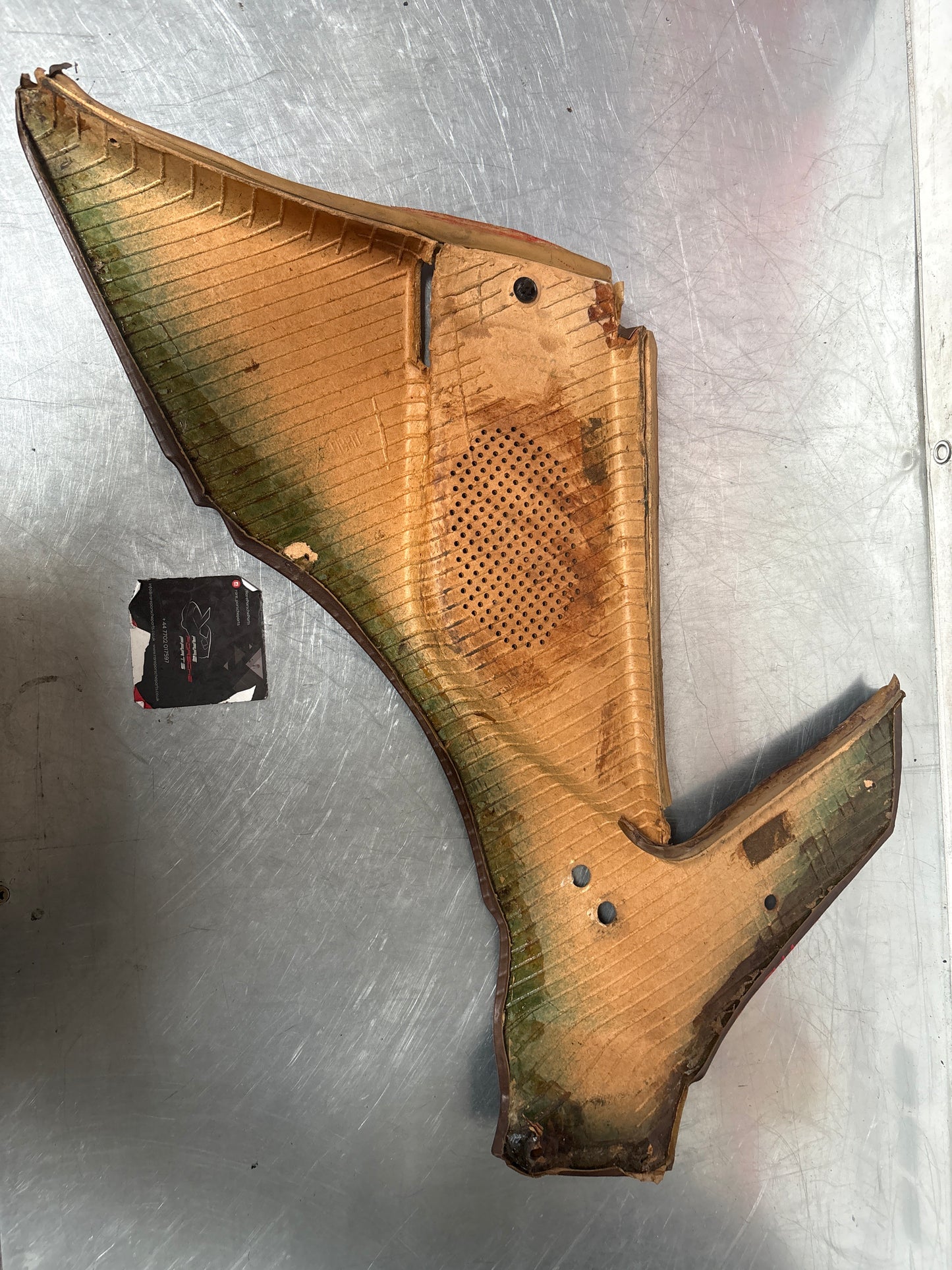 Porsche 944 924 brown rear interior C Post trims/cards. Quarter panel trim used 94455502101 94455502201