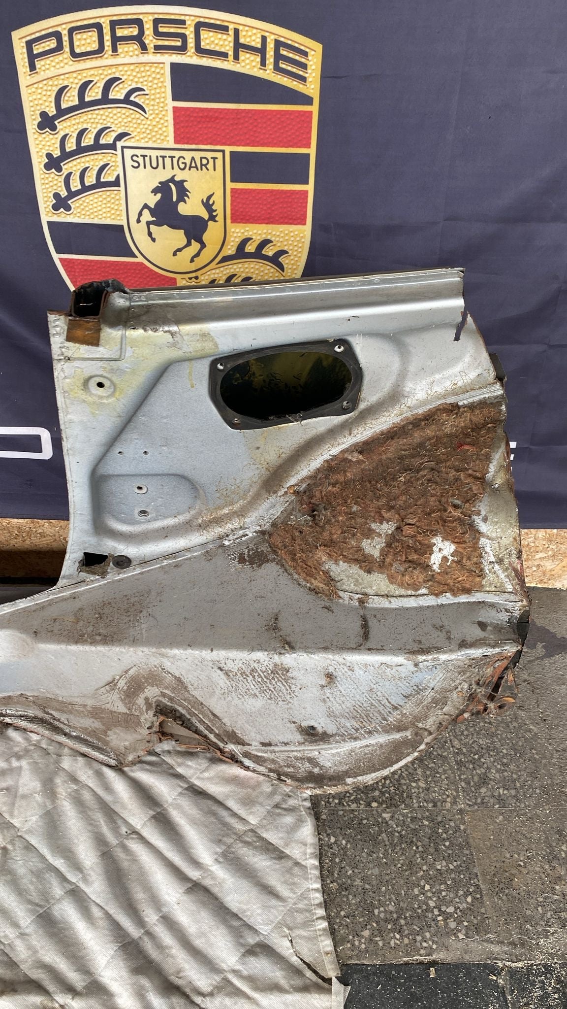 Porsche 924 Right Sill section, 477809848B cut