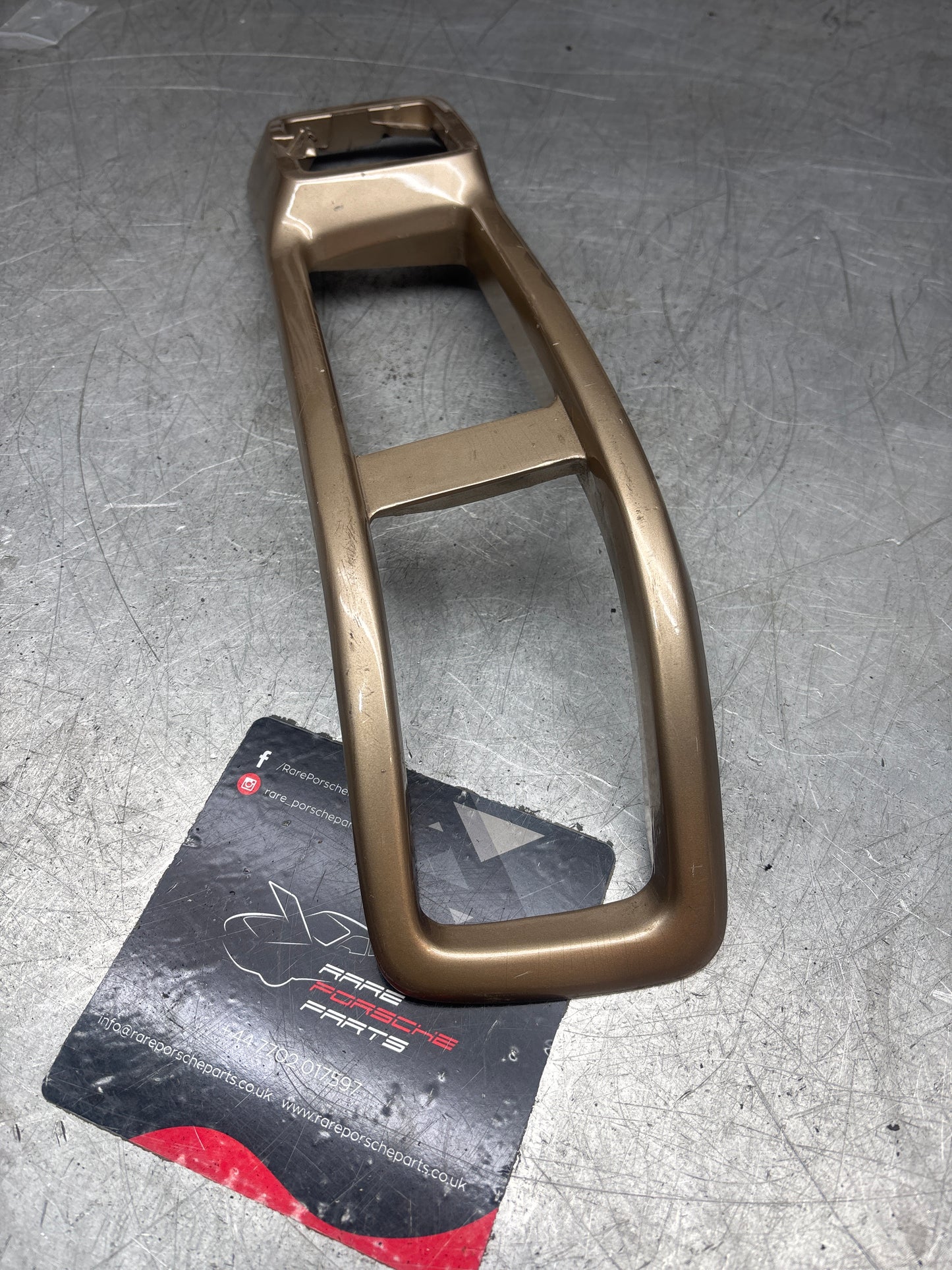 Porsche 944 Front left Bumper Light Frame, surround bezel - Trim 93150519501, used