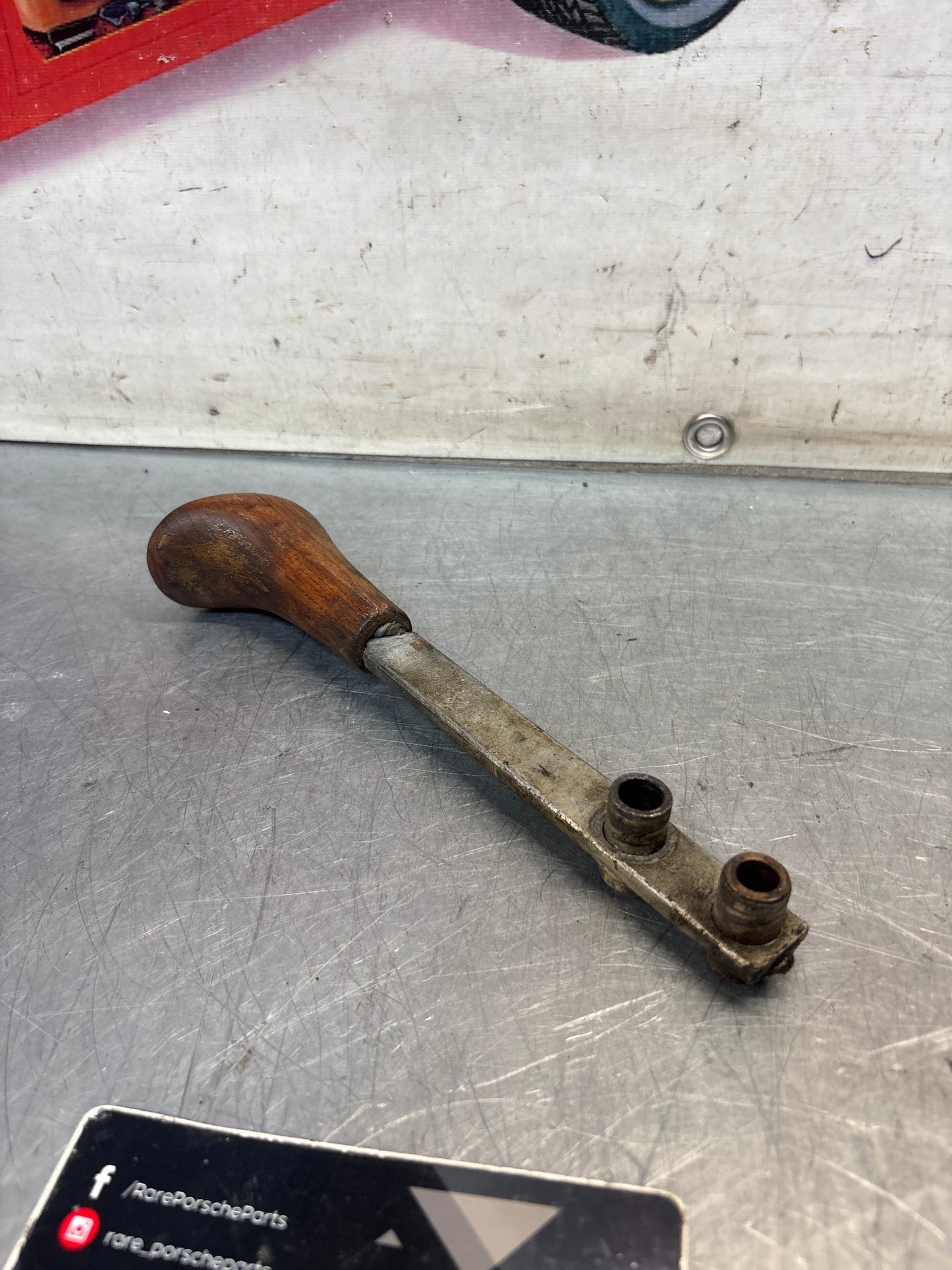 Porsche 924 early gear shift lever, used 477711206B