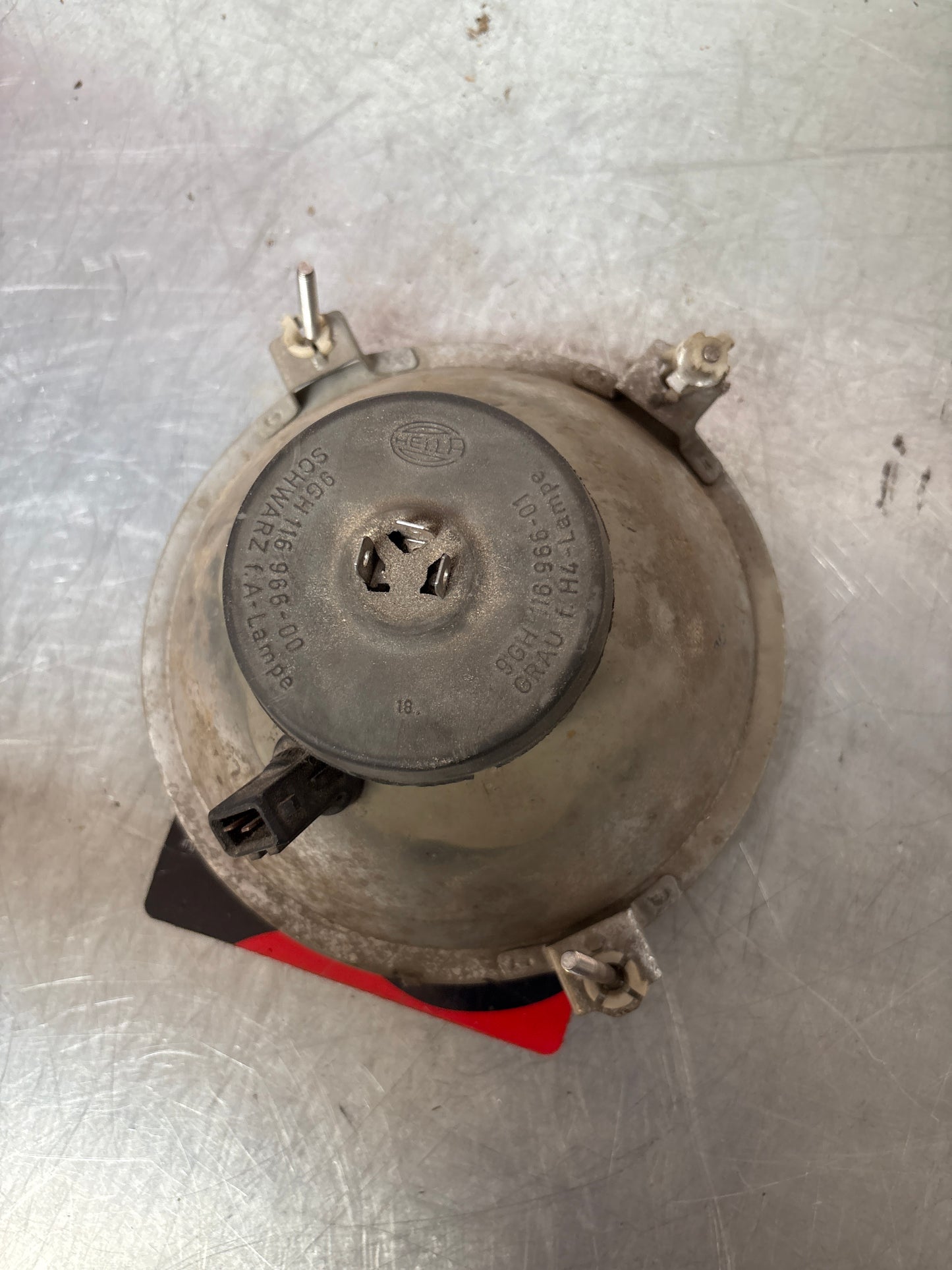 Porsche 924 / 944 Hella H4 headlight, used 477941771 / 625115367