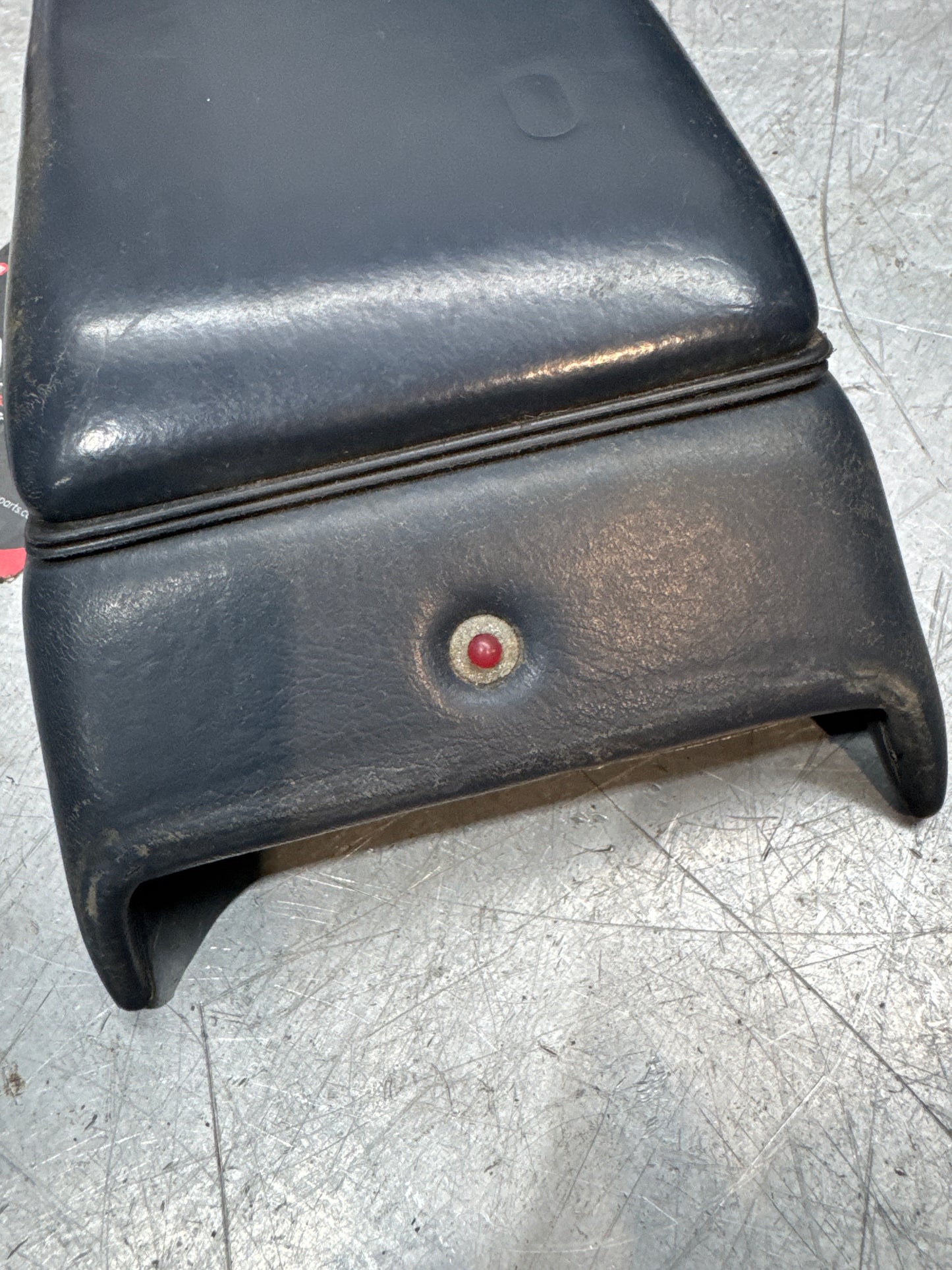 Porsche 928 92755572903 Central armrest cassette compartment black, used RHD