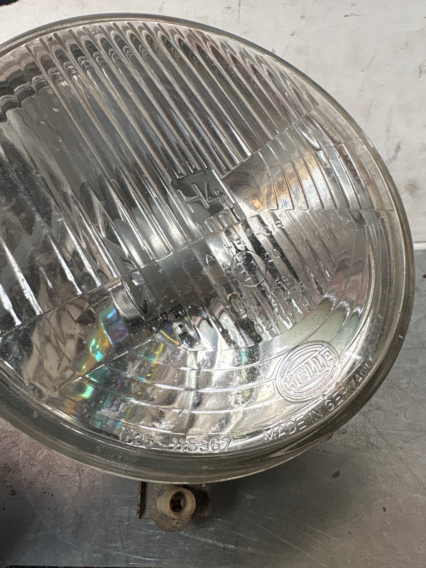 Porsche 924 / 944 Hella H4 headlight, used 477941771 / 625115367