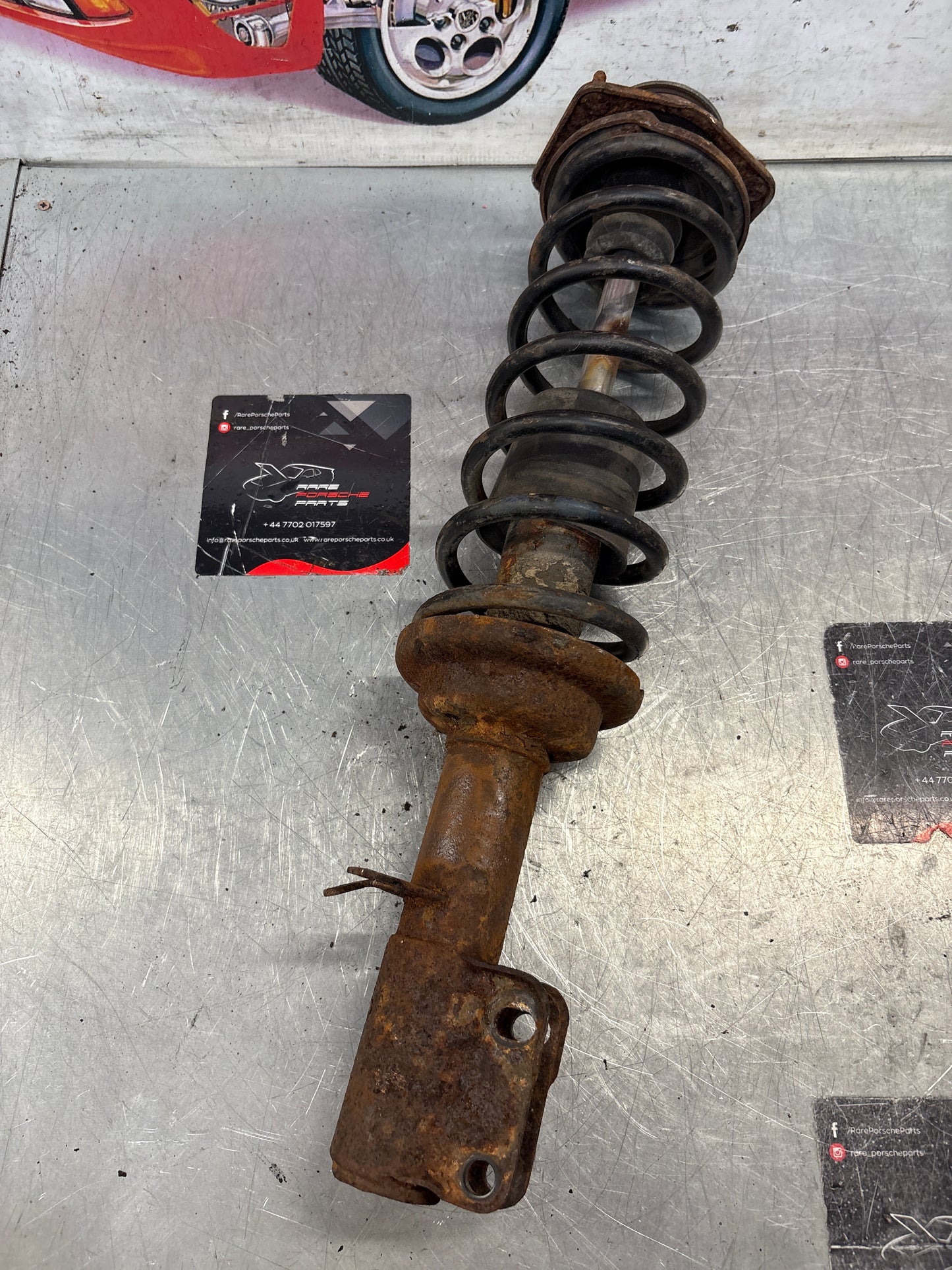 Porsche 924 Front shock absorber, used 477412032F