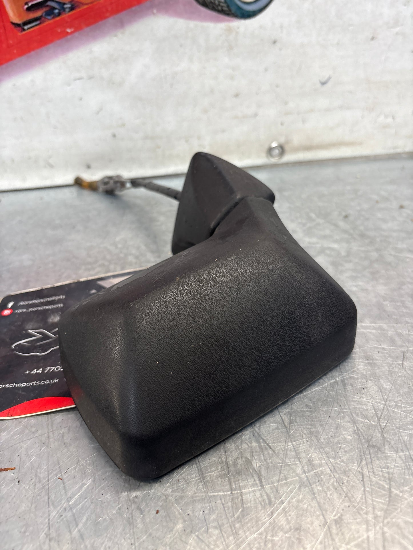 Porsche 924 early left side mirror, used