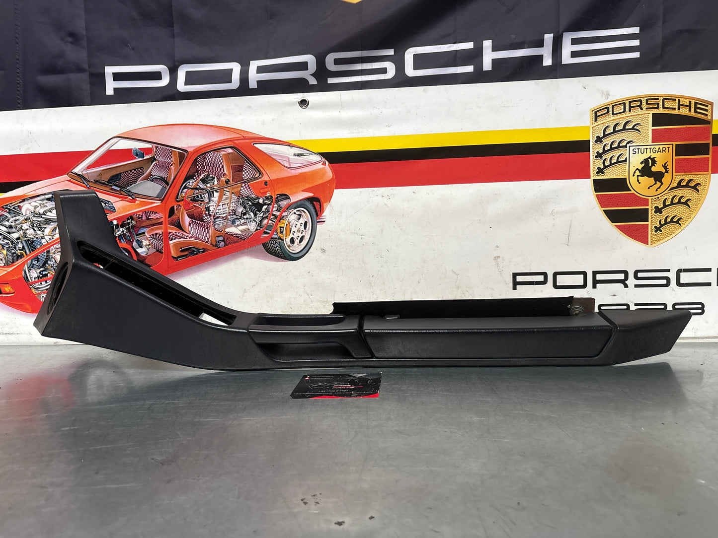 Porsche 928 marine blue door armrest, right, off side, 92855510203, used