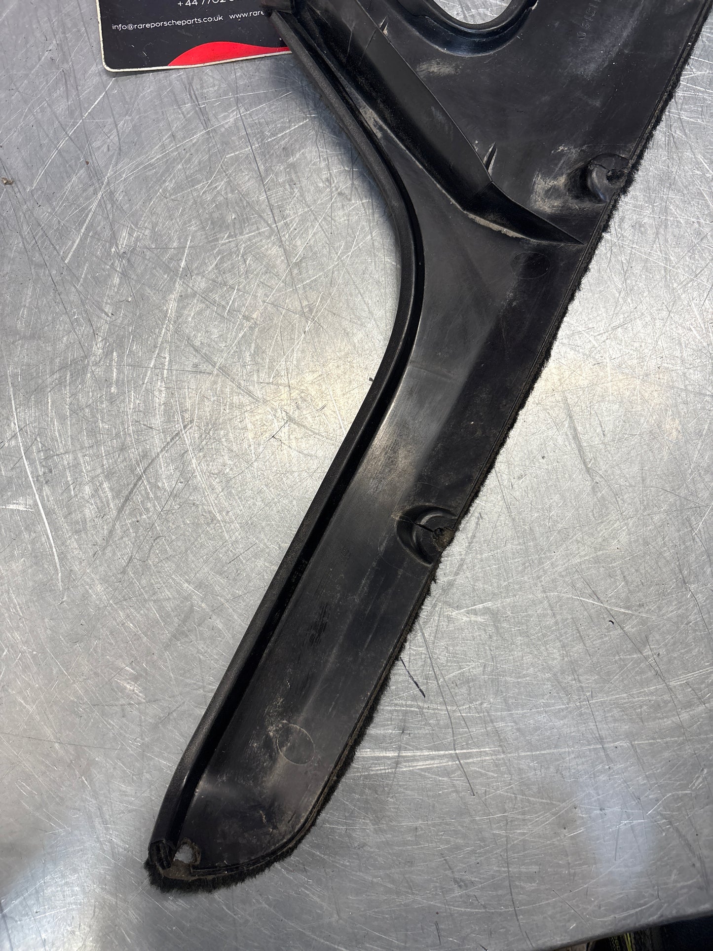 Porsche 944 Front Door Card Carpeted Lower Pocket 94455527300, black, used