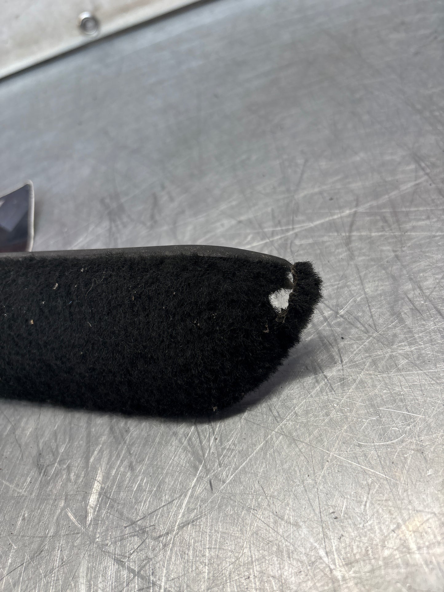 Porsche 944 Front Door Card Carpeted Lower Pocket 94455527300, black, used