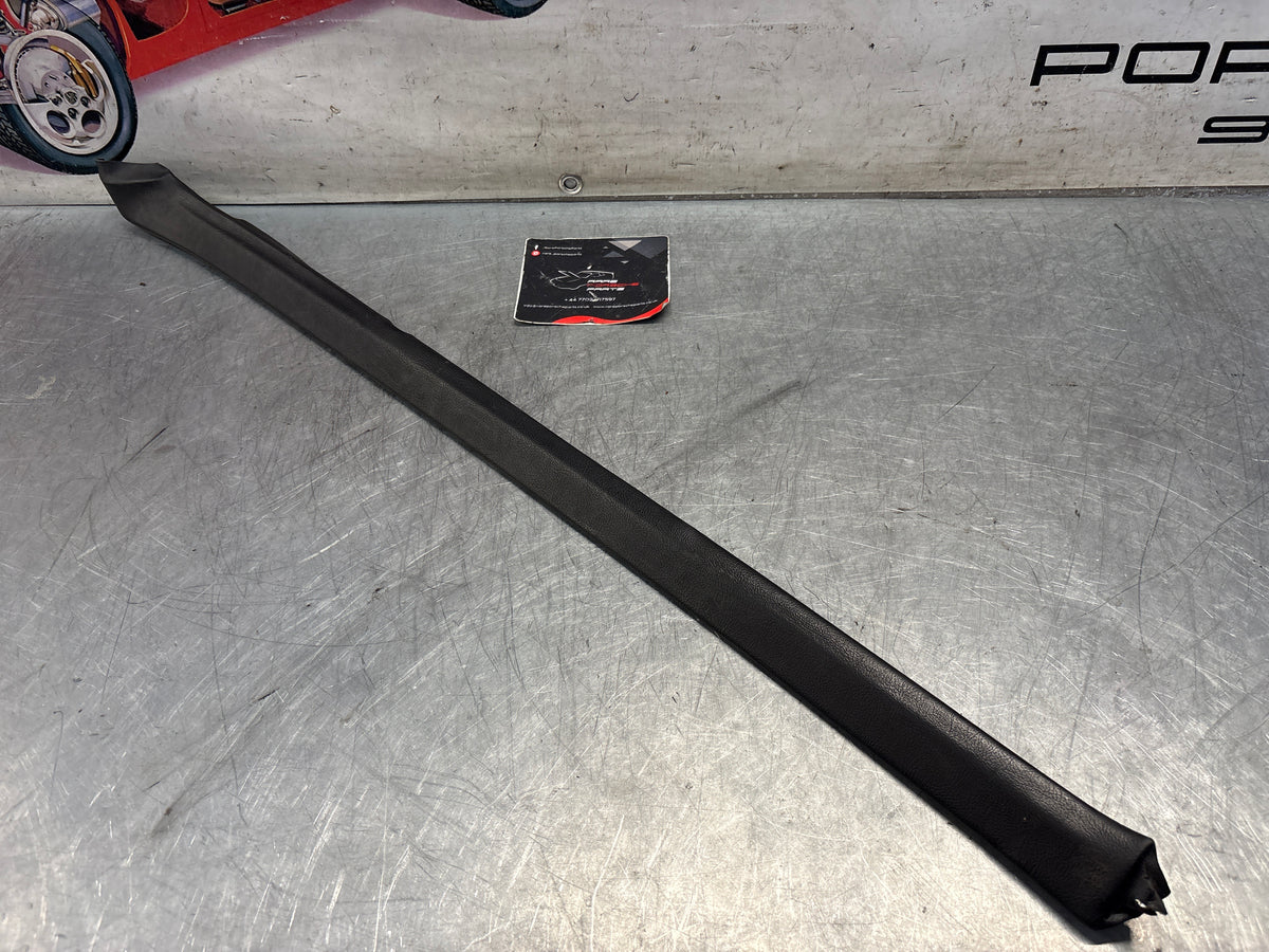 Porsche 928 tailgate trim, left, near side, black, 92855503702, used
