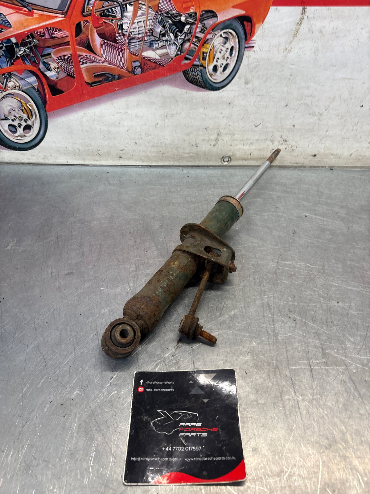 Porsche 911 993 rear shock absorber, used 99333305134