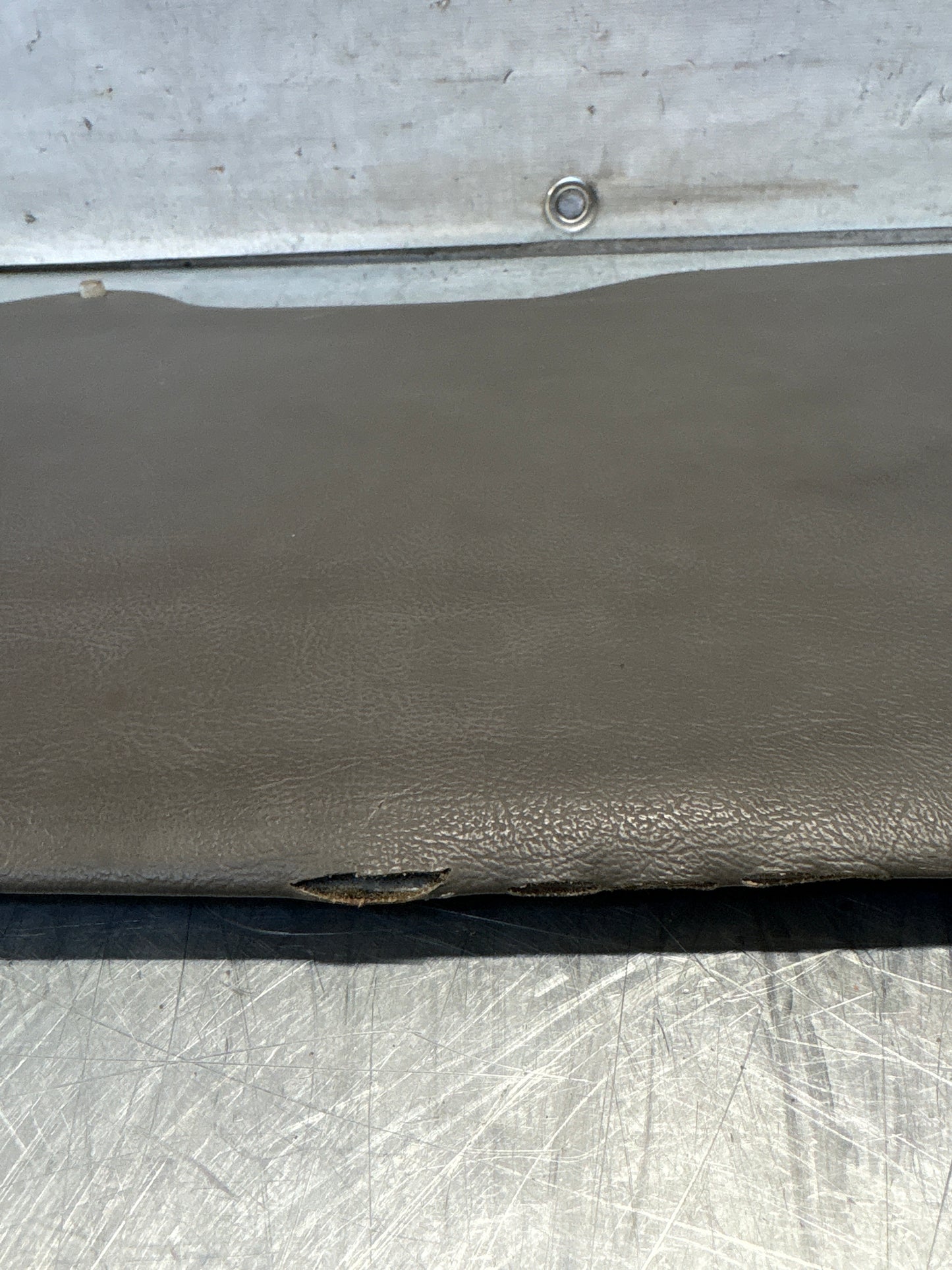 Porsche 928 sun roof headliner trim, greyish green, used 92856406950QC2