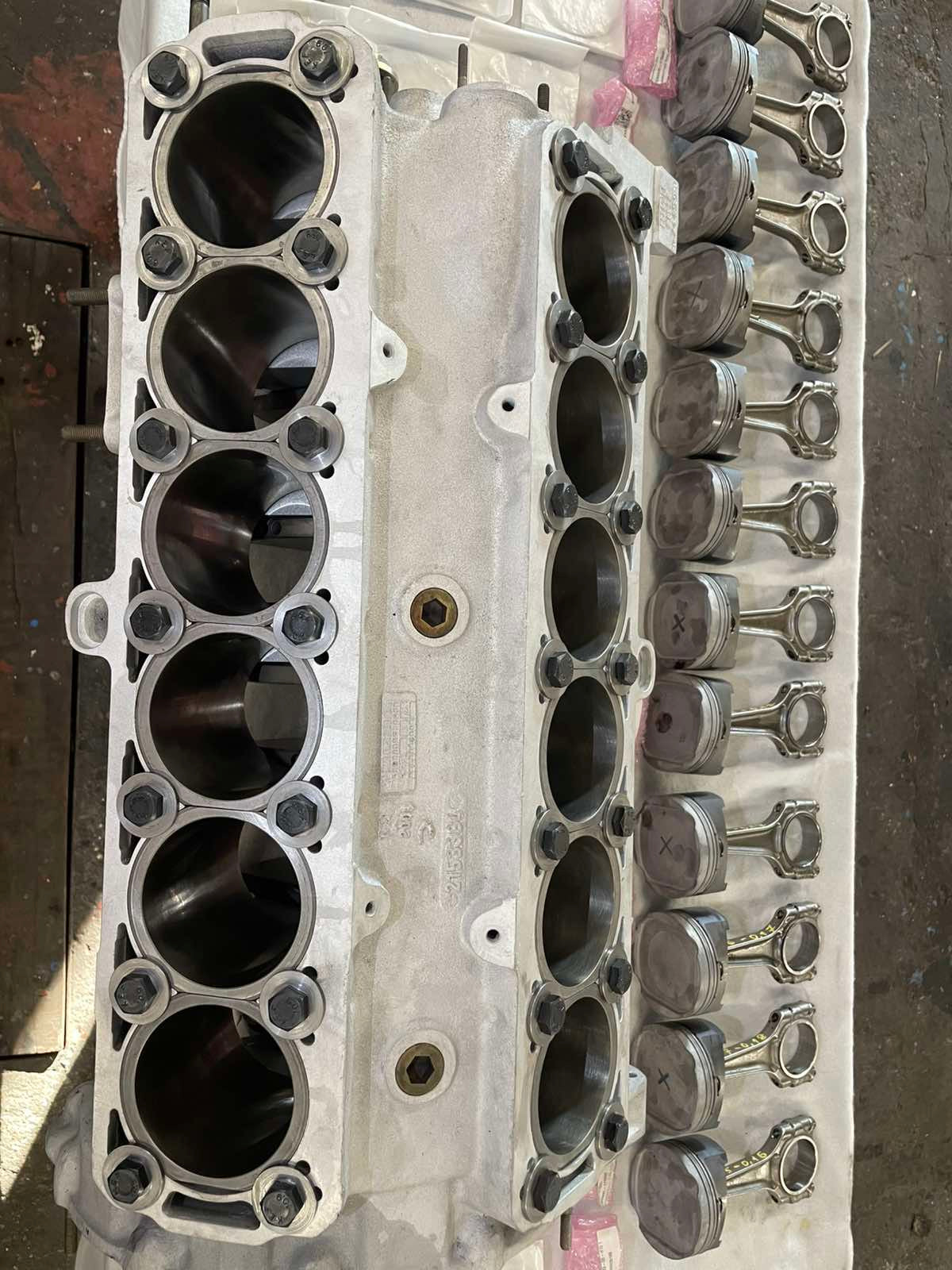 Ferrari 575M F133E short block, rebuilt