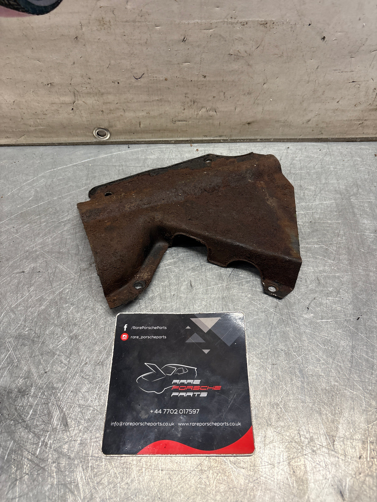 Porsche 914 engine cover air duct, used 022119356B