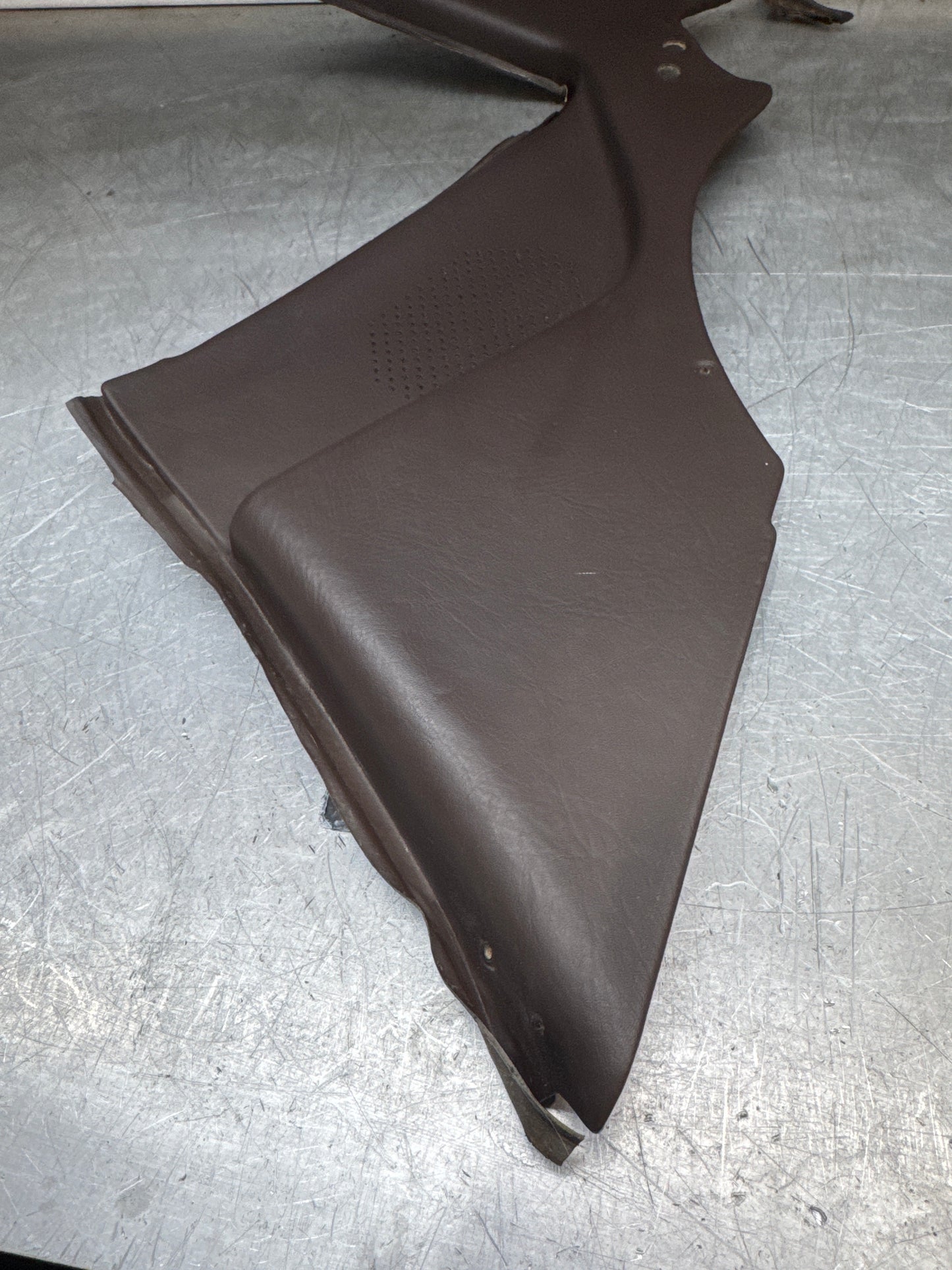 Porsche 944 924 brown rear interior C Post trims/cards. Quarter panel trim used 94455502101 94455502201