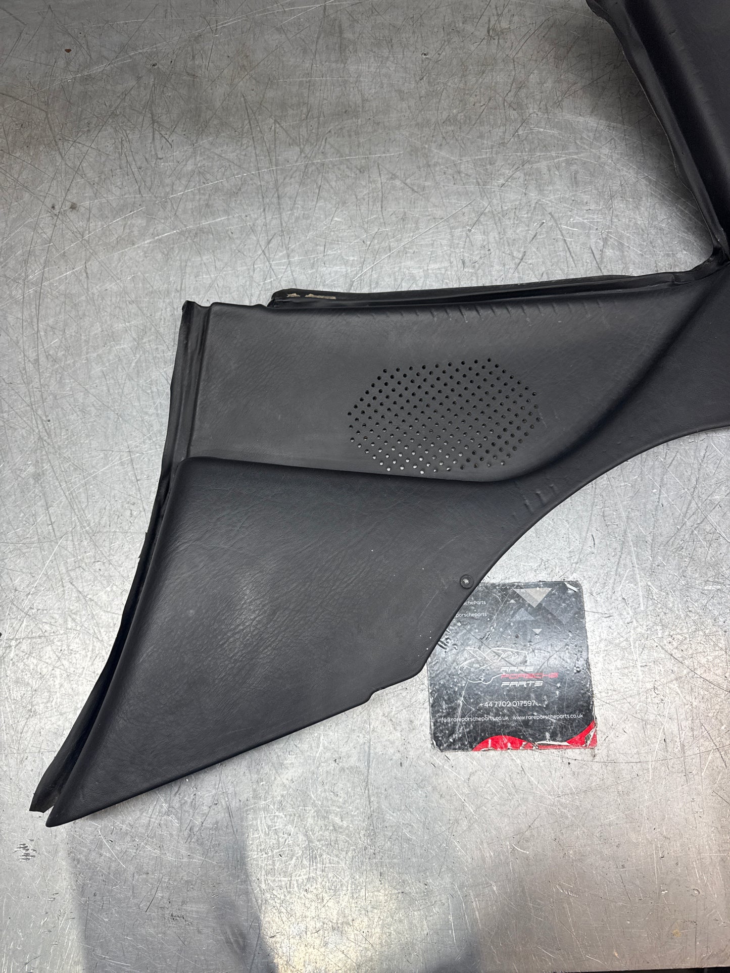 Porsche 944 924 black rear interior C Post trims/cards. Quarter panel trim used 94455502101 94455502201