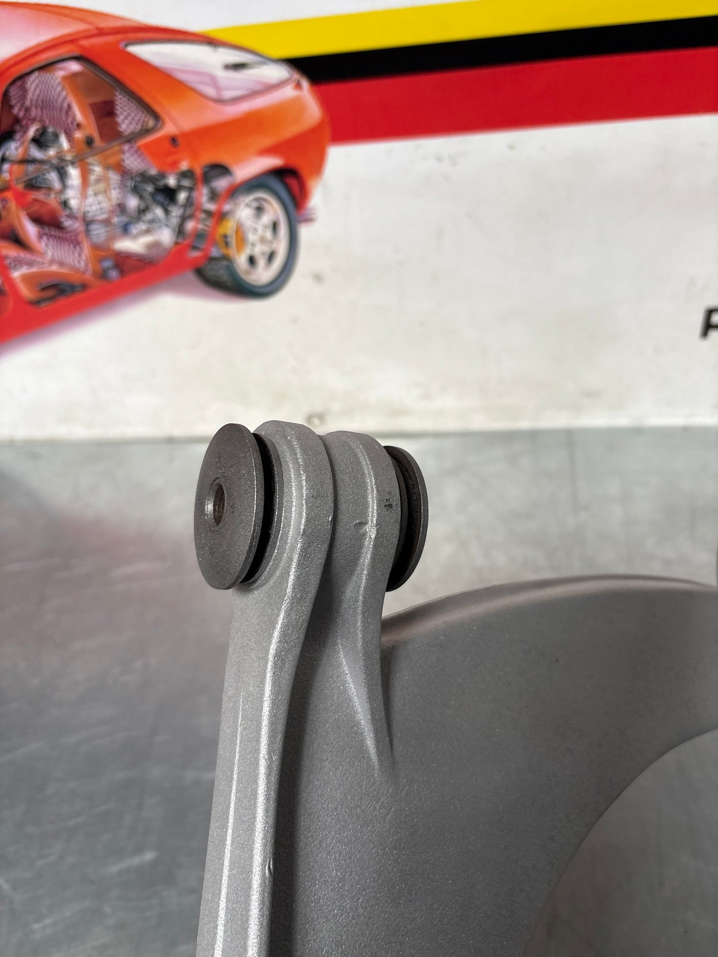 Porsche 944 Front Left Wishbone, 95134114900 refurbished ball joint