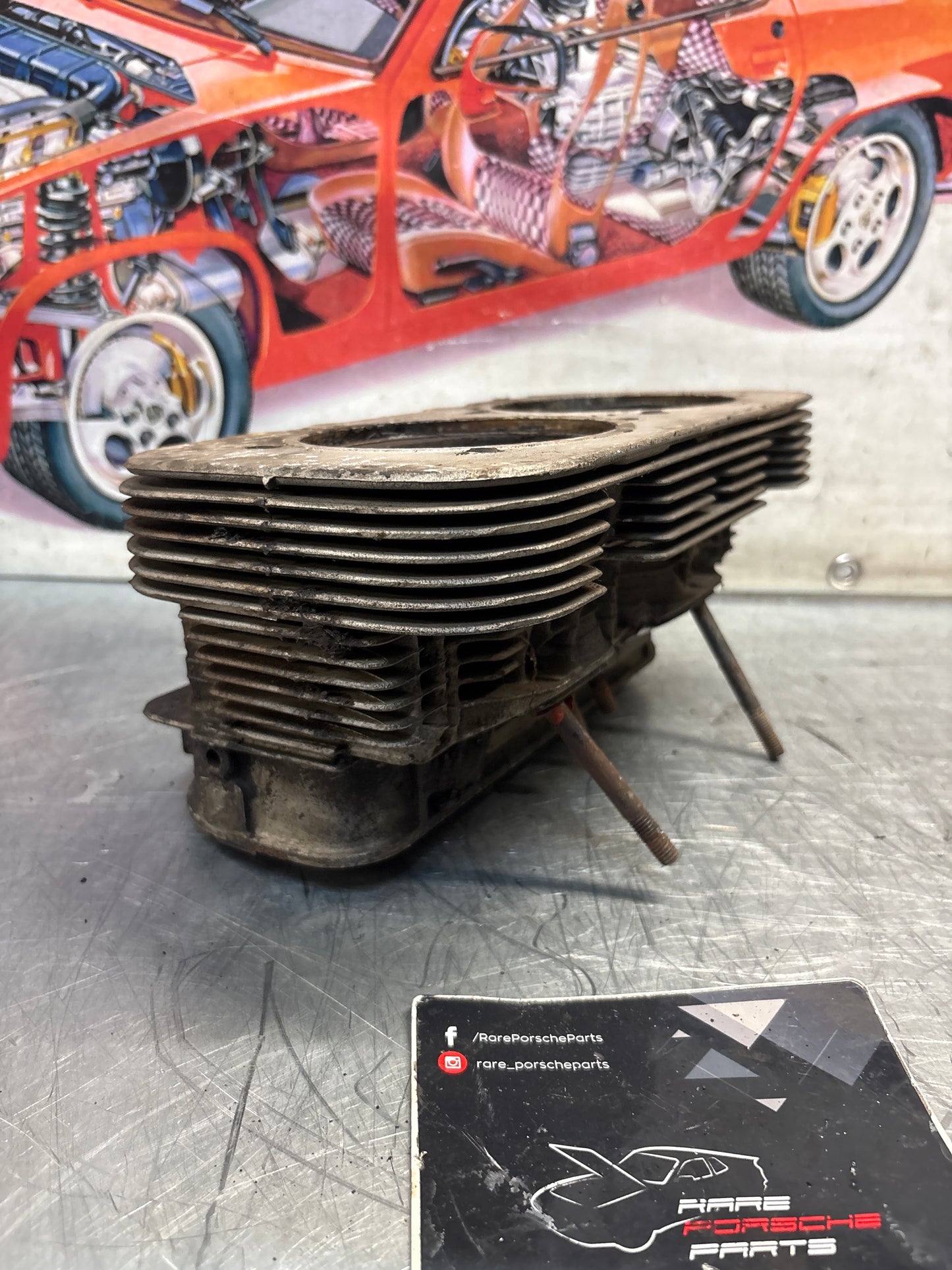 Porsche 914, cylinder head, used 021101371S