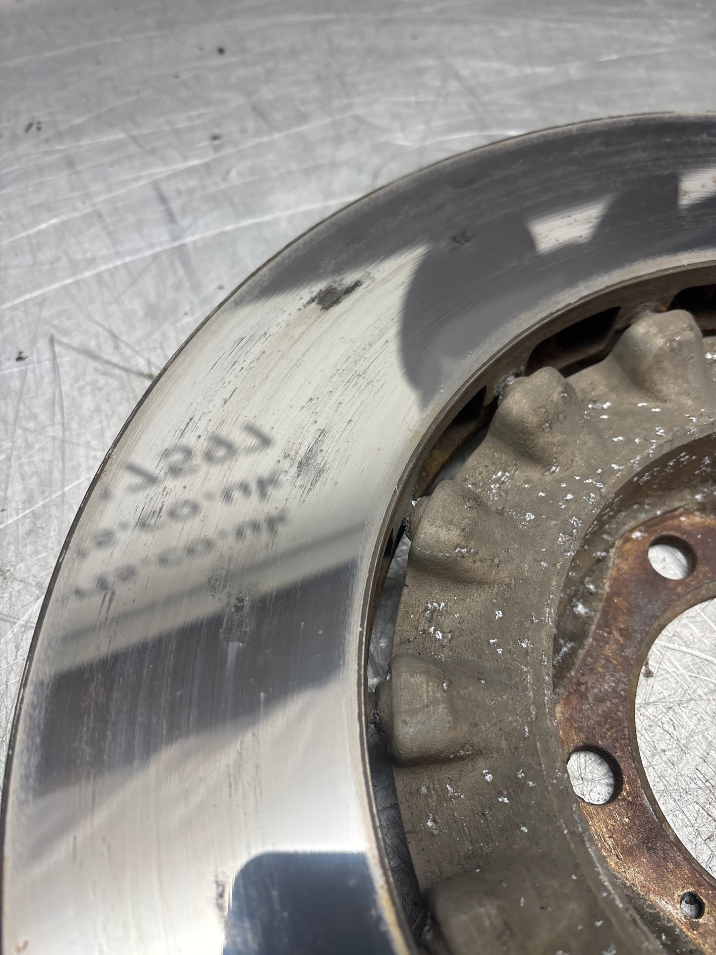 Porsche Taycan Front Left Disc Brake Rotor 9J1615301B, used