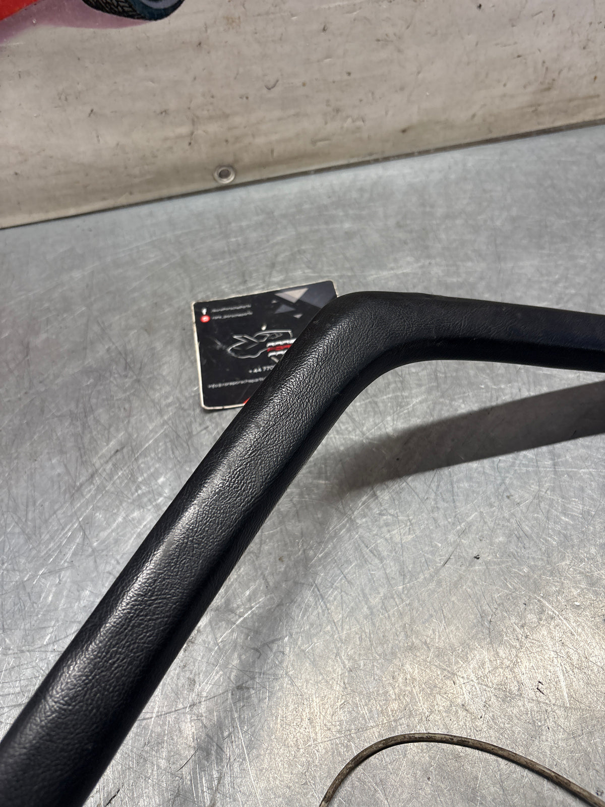 Porsche 928 right, off side door upper frame surround trim, black 92855502602, used