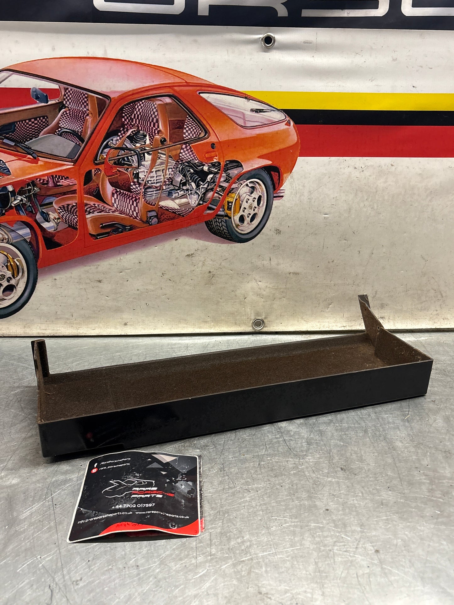 Porsche 924 944 under glove box shelf, brown 477857836 LHD only, used