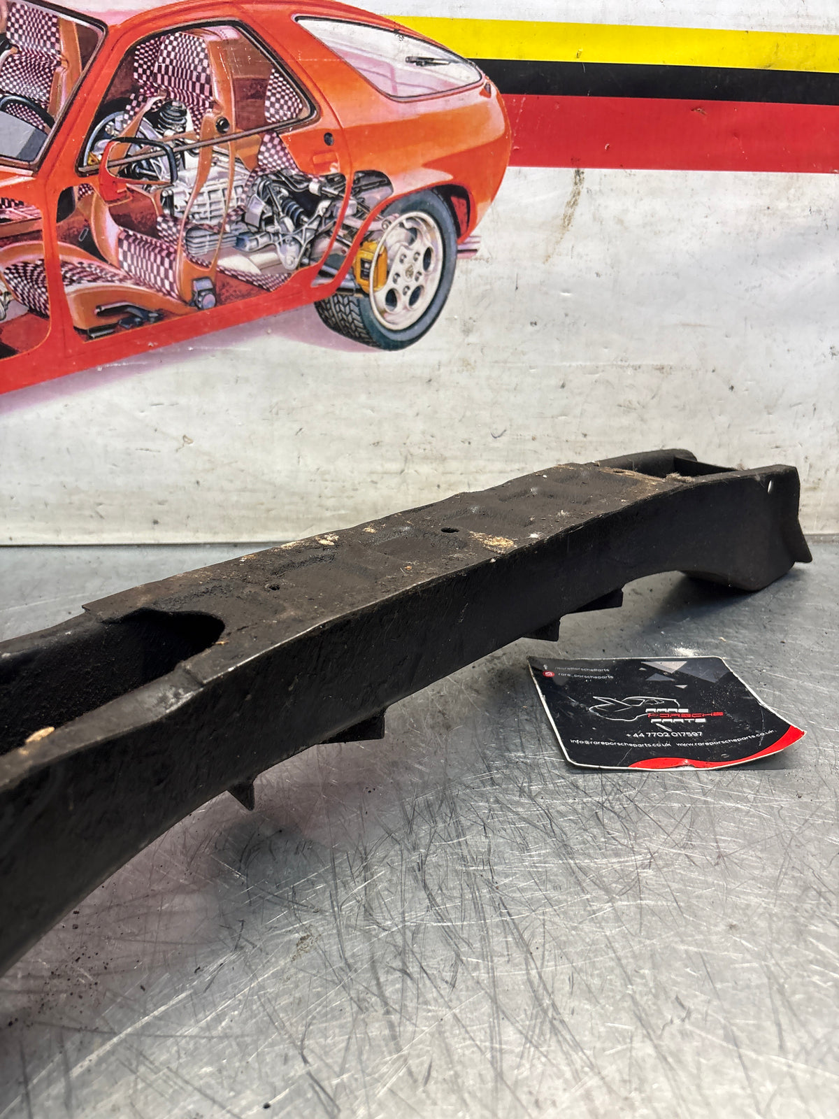 Porsche 924 engine cross member, used 477407321J