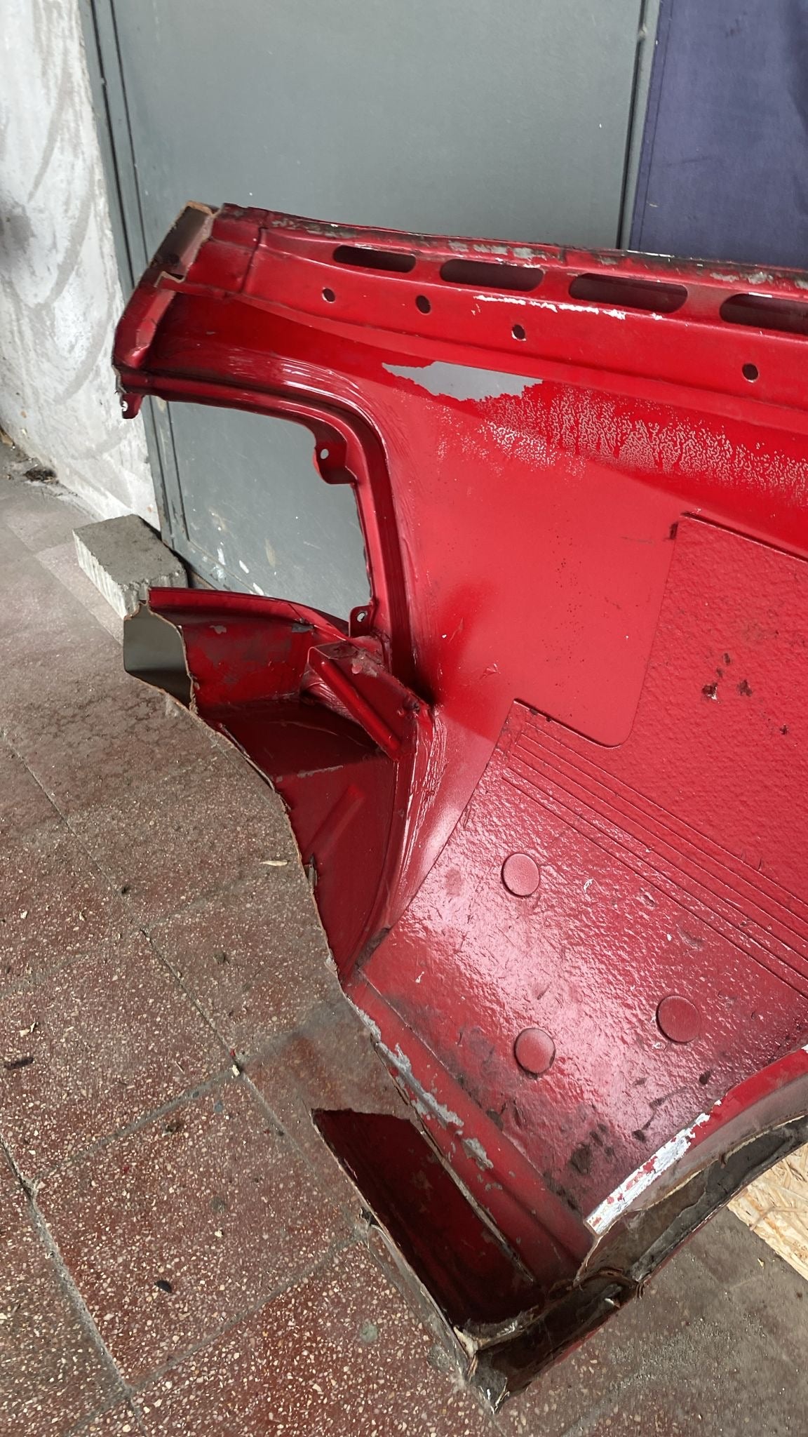 LPorsche 924 76-79 left sill / fender section, 477809601B cut