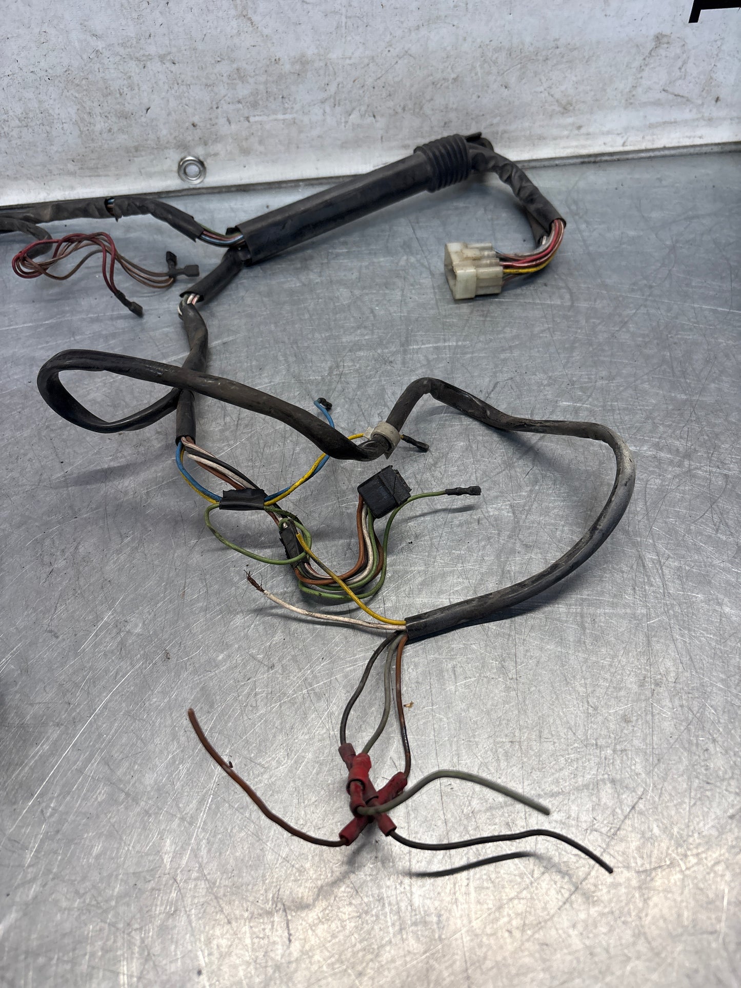 Porsche 928 S driver’s door loom / harness mirror cut, used 92861216702 / 92861216402