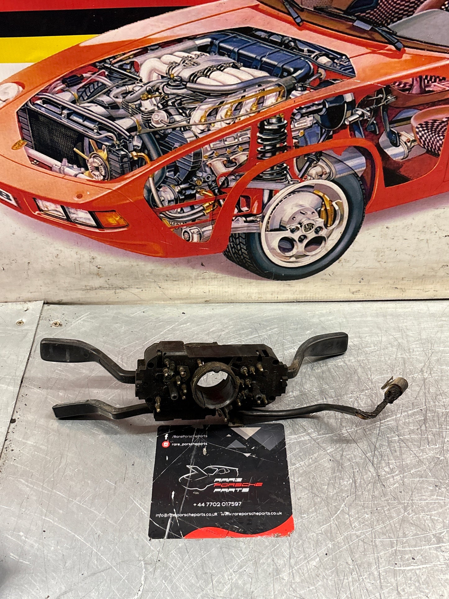 944/turbo/S2 /968 wiper/indicator stalks with cruise control. 92861330500, used, for spares or repair