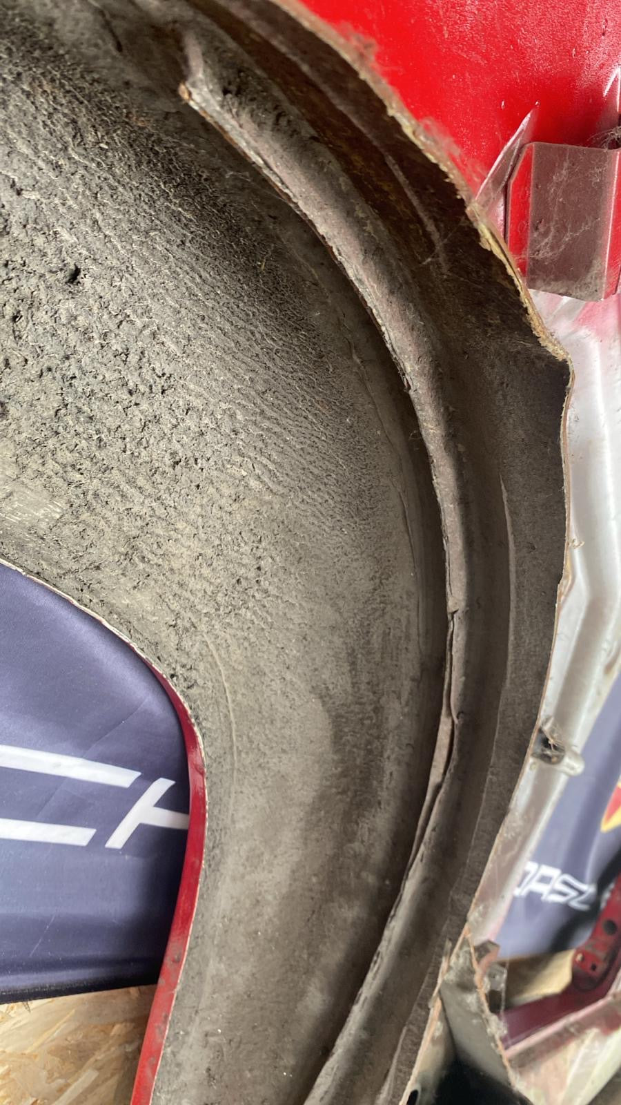 LPorsche 924 76-79 left sill / fender section, 477809601B cut