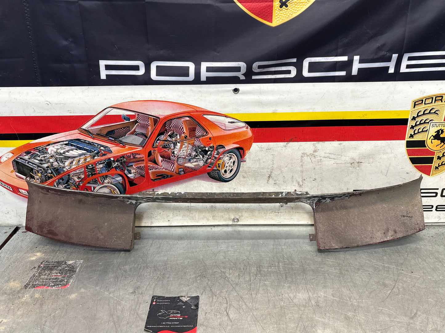 Porsche 924 Lower front valance, used, 94450303501  good condition