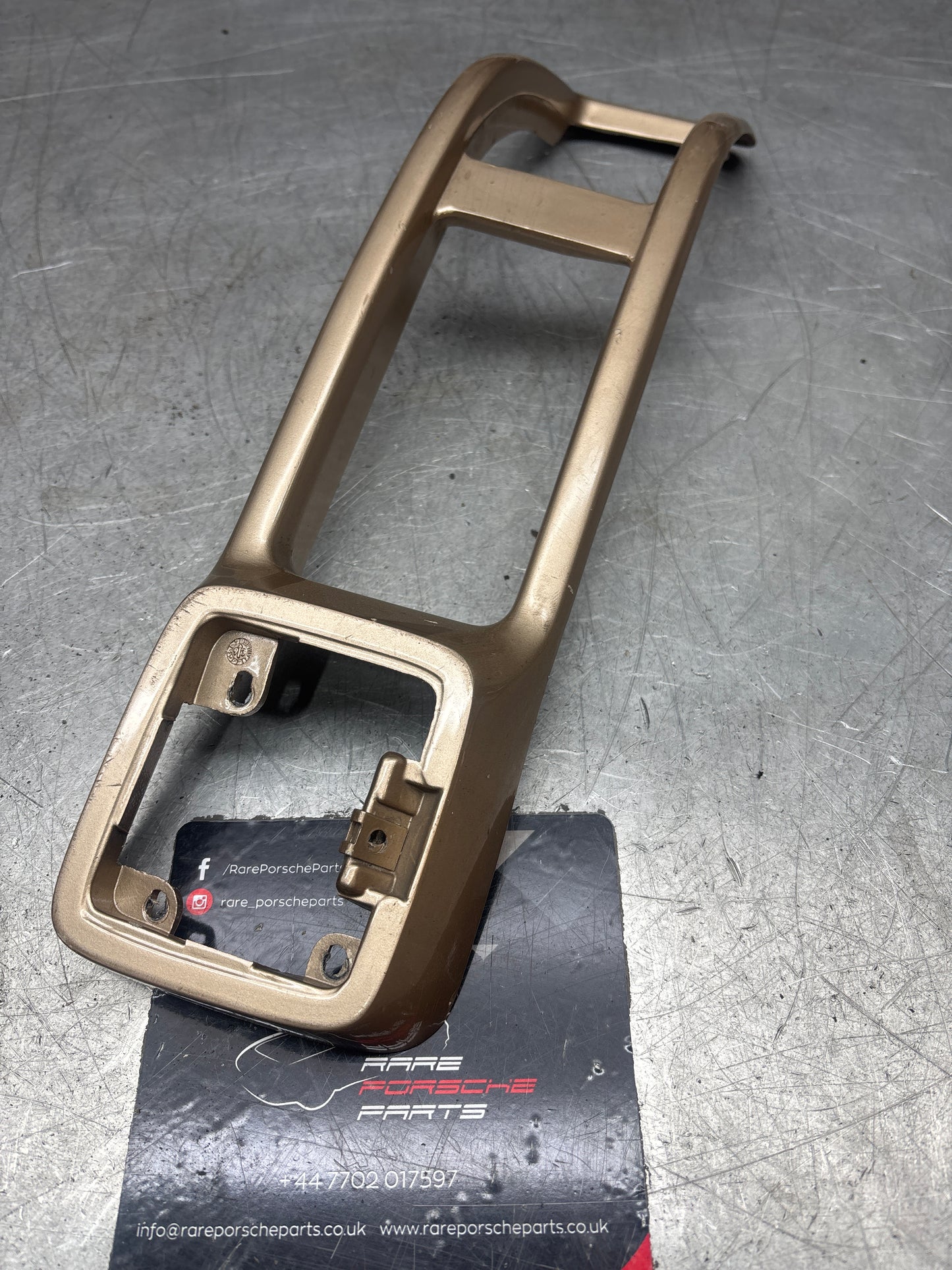 Porsche 944 Front left Bumper Light Frame, surround bezel - Trim 93150519501, used