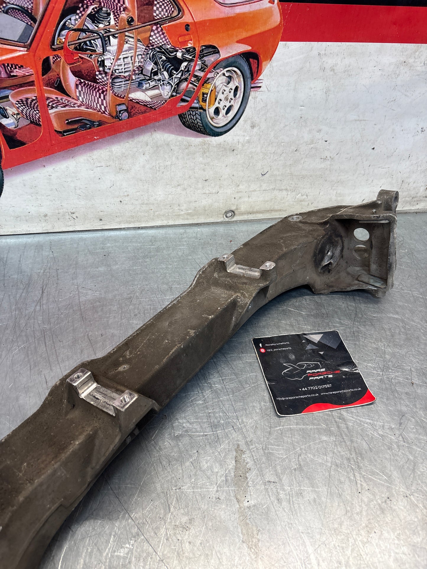Porsche 944 Engine subframe bracket, used 94434110301