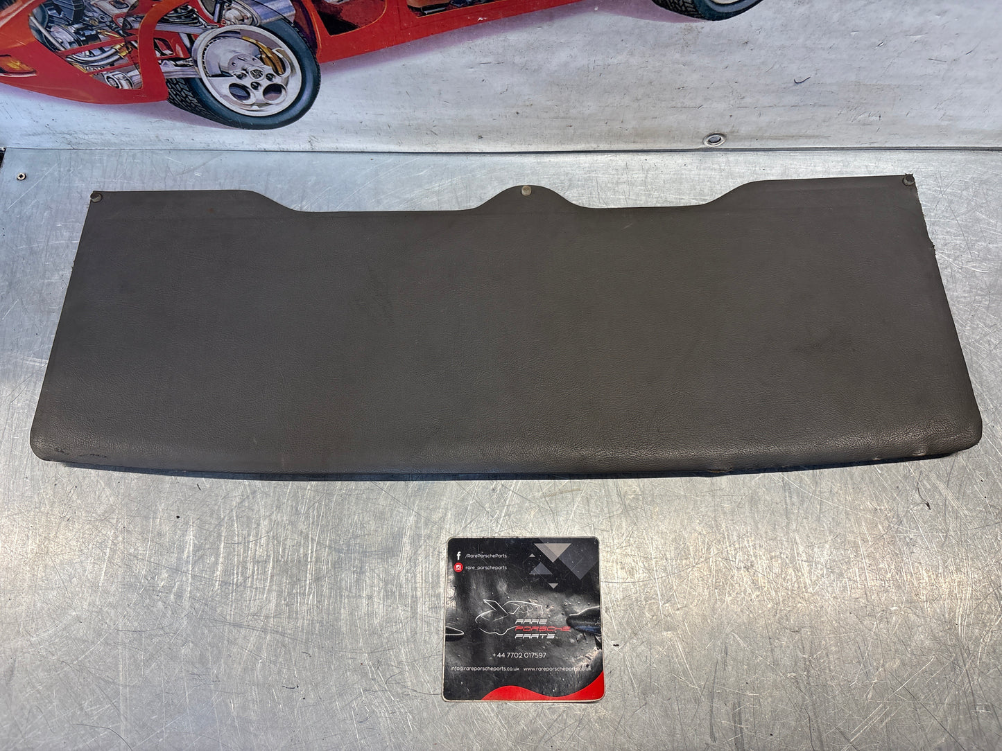 Porsche 928 sun roof headliner trim, greyish green, used 92856406950QC2