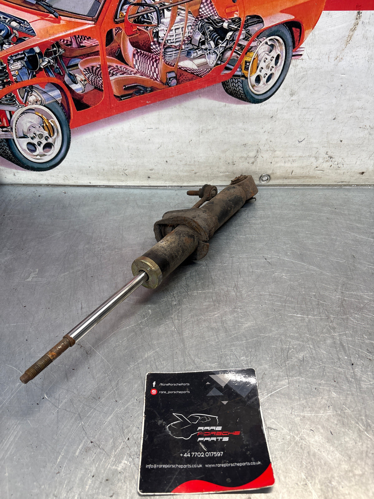 Porsche 911 993 rear shock absorber, used 99333305100