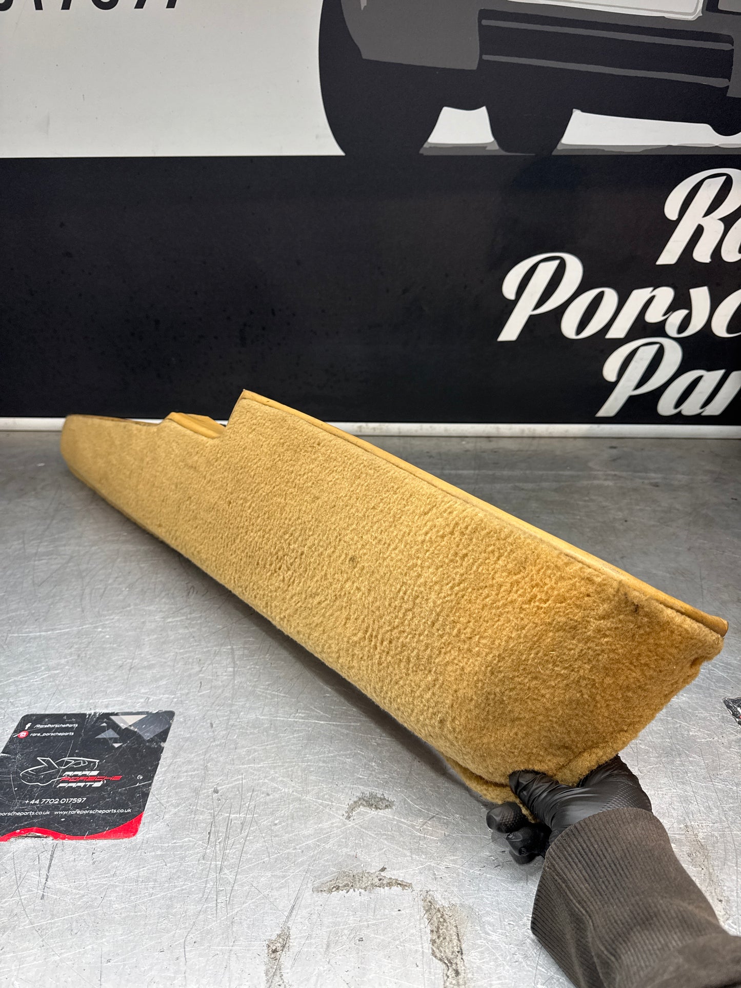 Porsche 911 (74-89) Tan Door Pocket (Right) -  Good Used - 91155544700