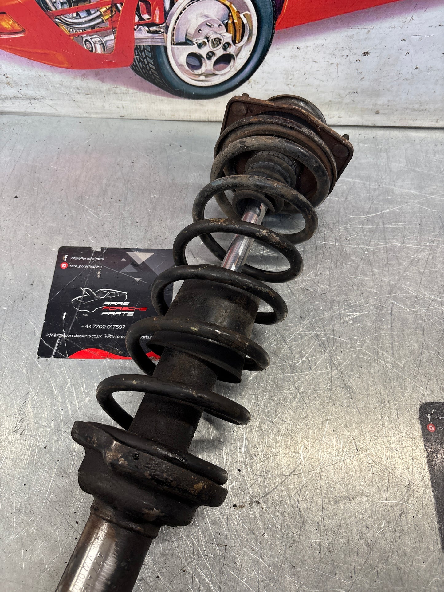 Porsche 924 Front shock absorber, used 477412031F