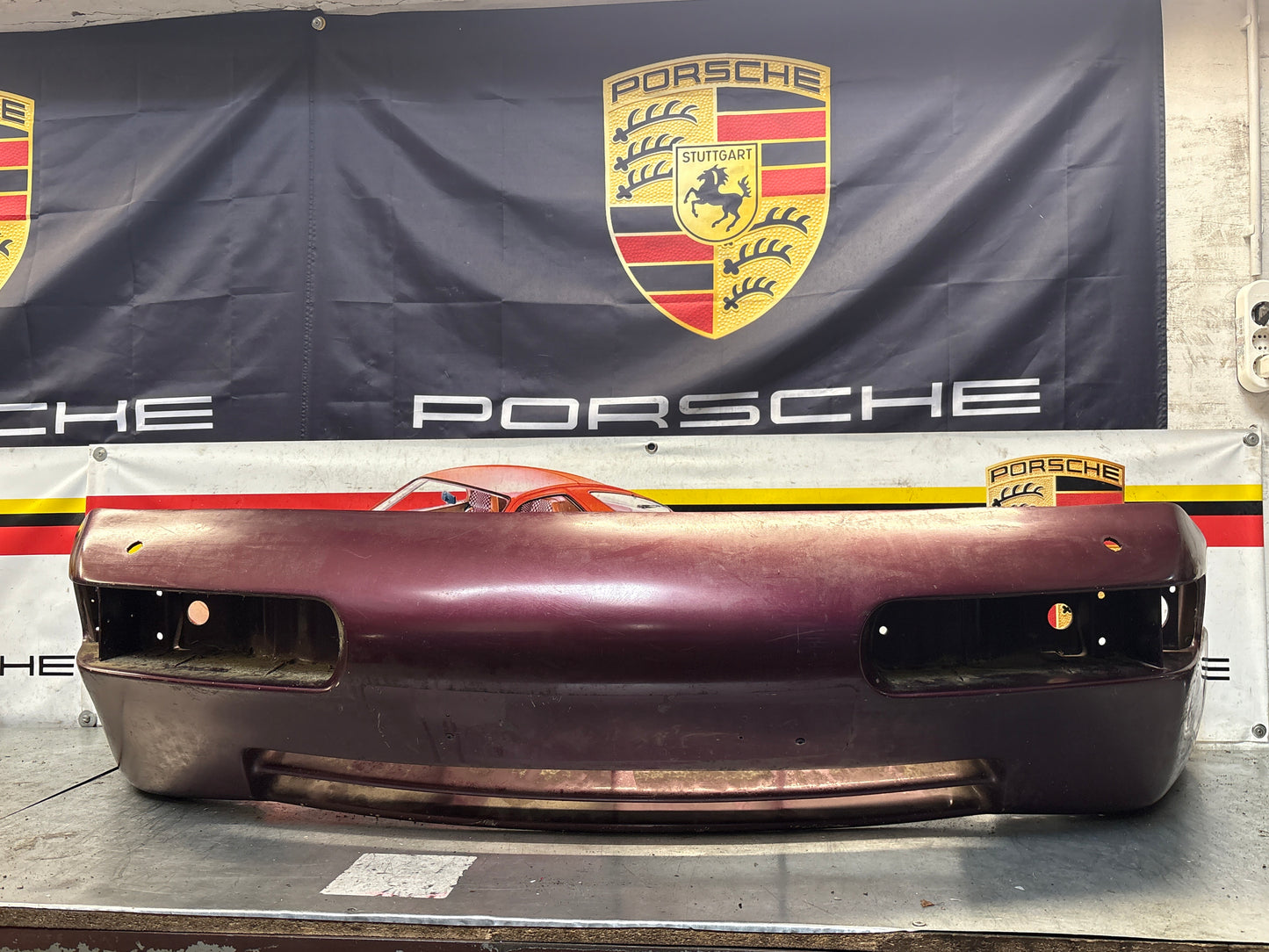 Porsche 928 S4/GTS front bumper, used 92850511320