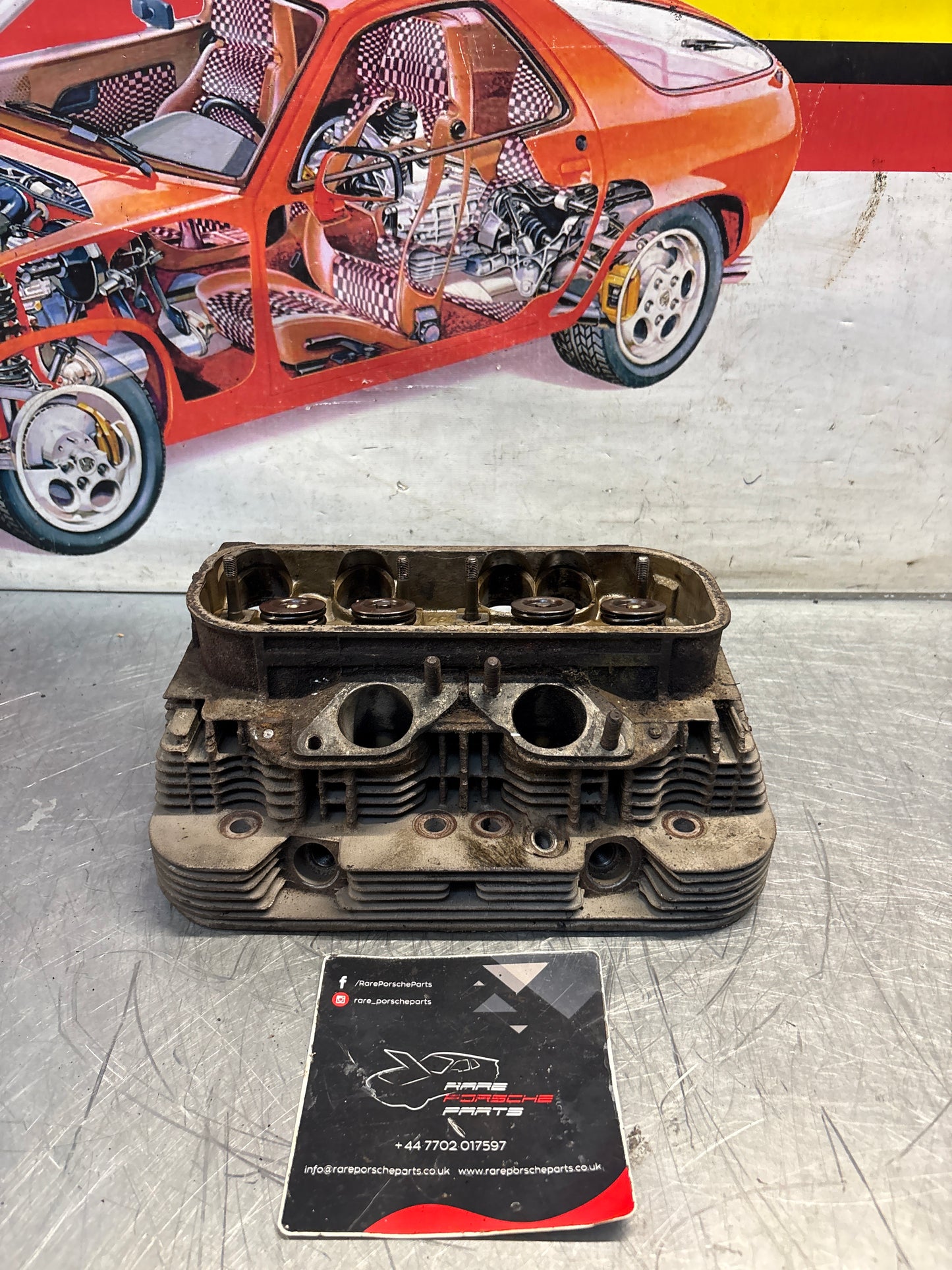Porsche 914, cylinder head, used 021101371S