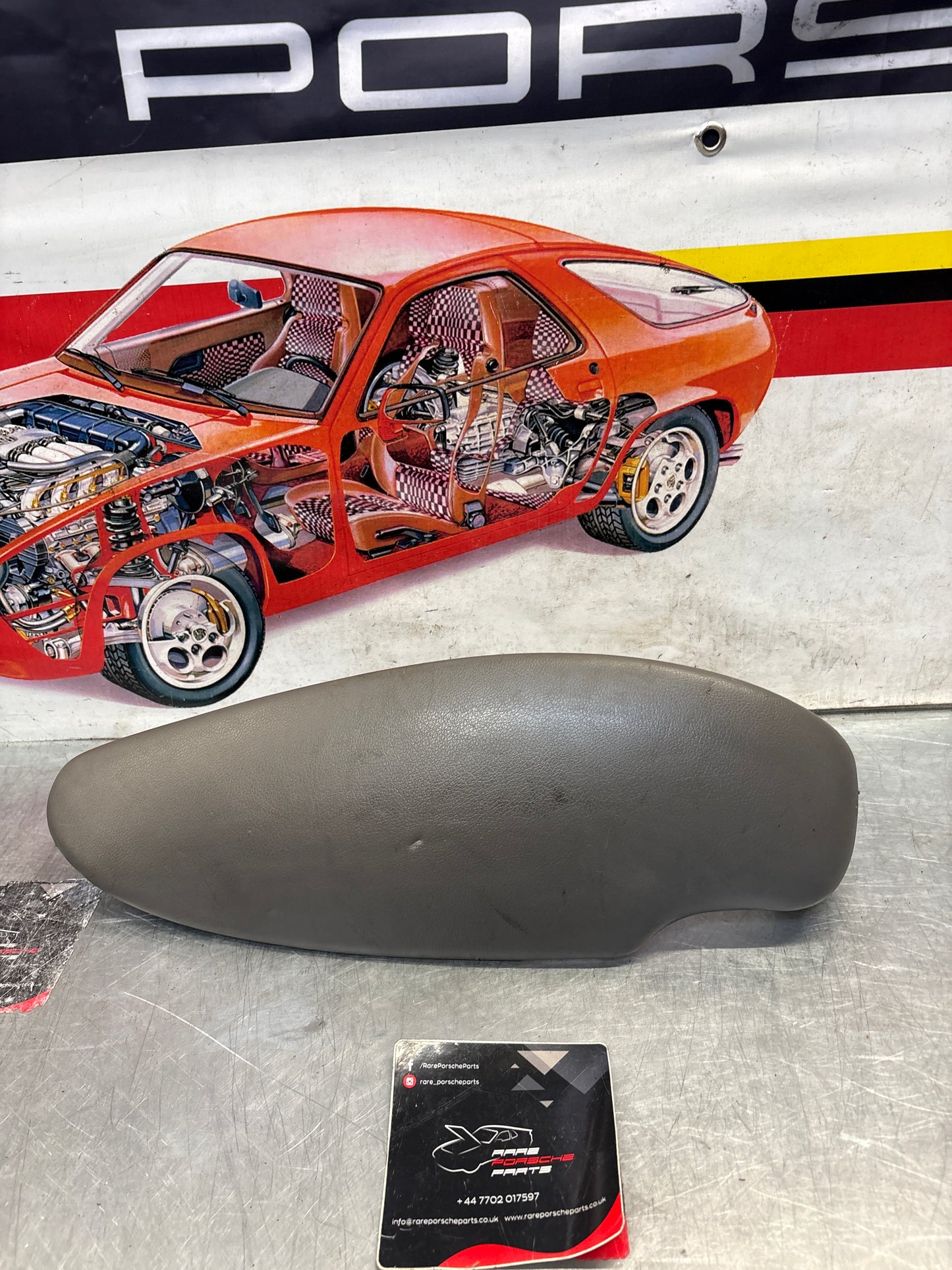 Porsche 911 996 dasboard cluster trim, used, grey 99655205902