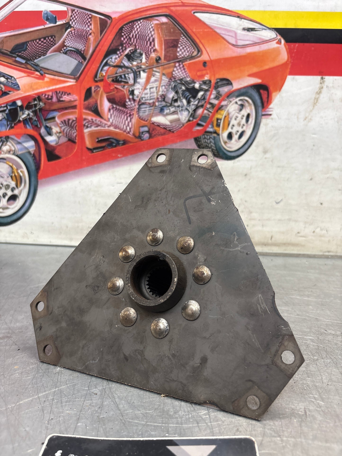 Porsche 928 S4 / GT / GTS 1987-95 4 speed automatic double plate flange disc, used 92211610101