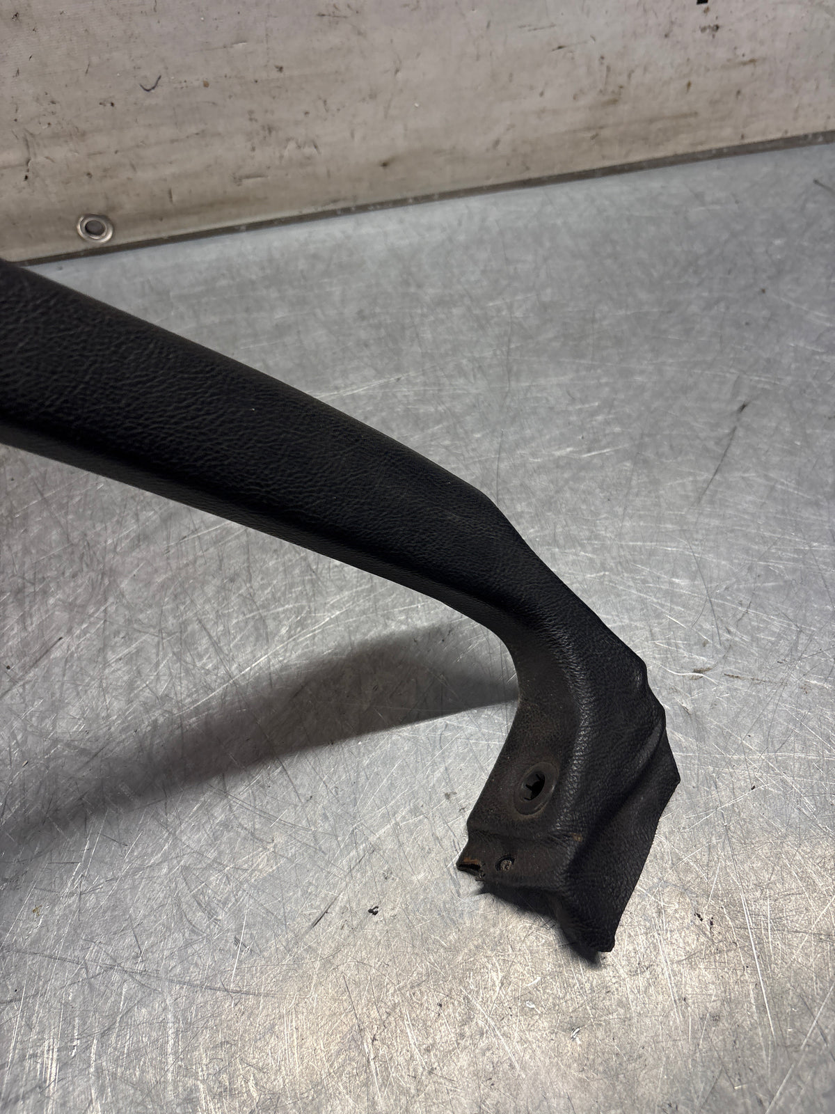Porsche 928 right, off side door upper frame surround trim, black 92855502602, used